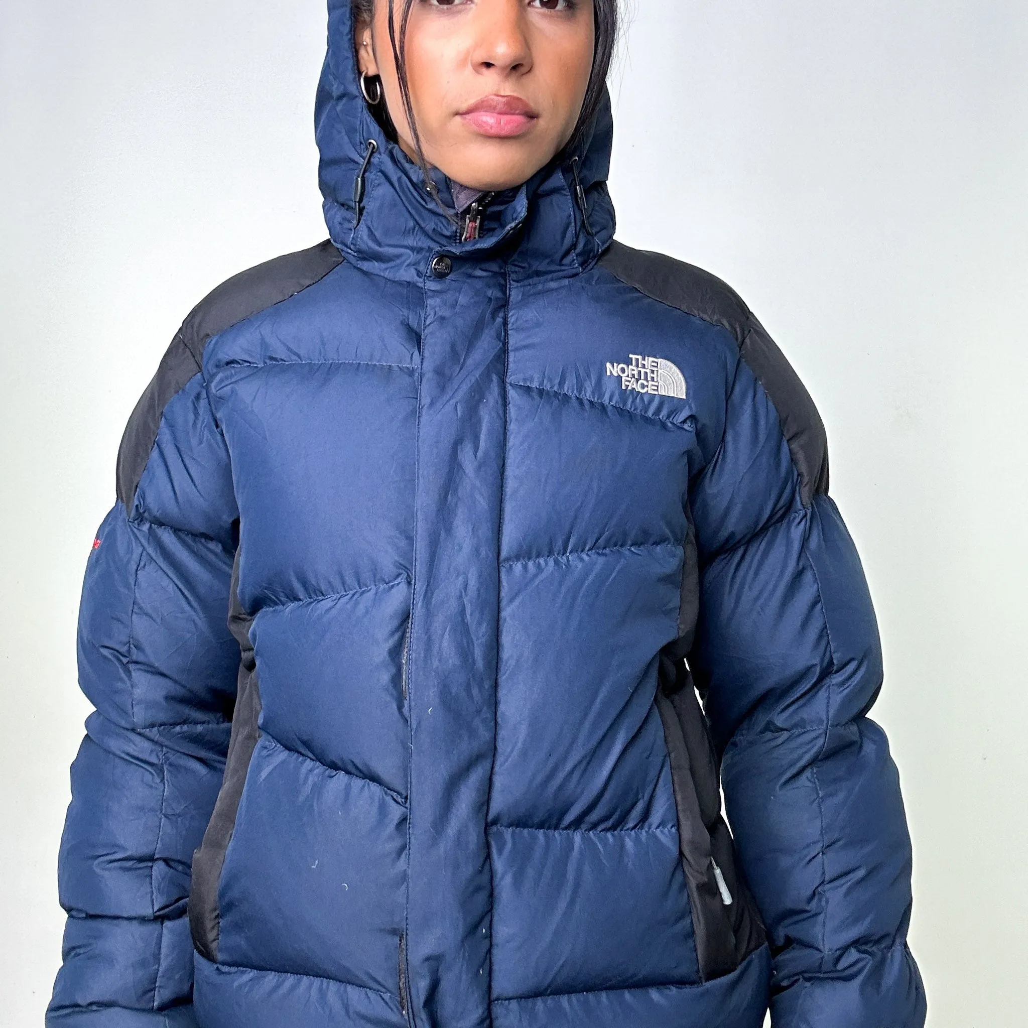 Navy Blue 90s The North Face 900 Summit Series Puffer Jacket Coat (L)