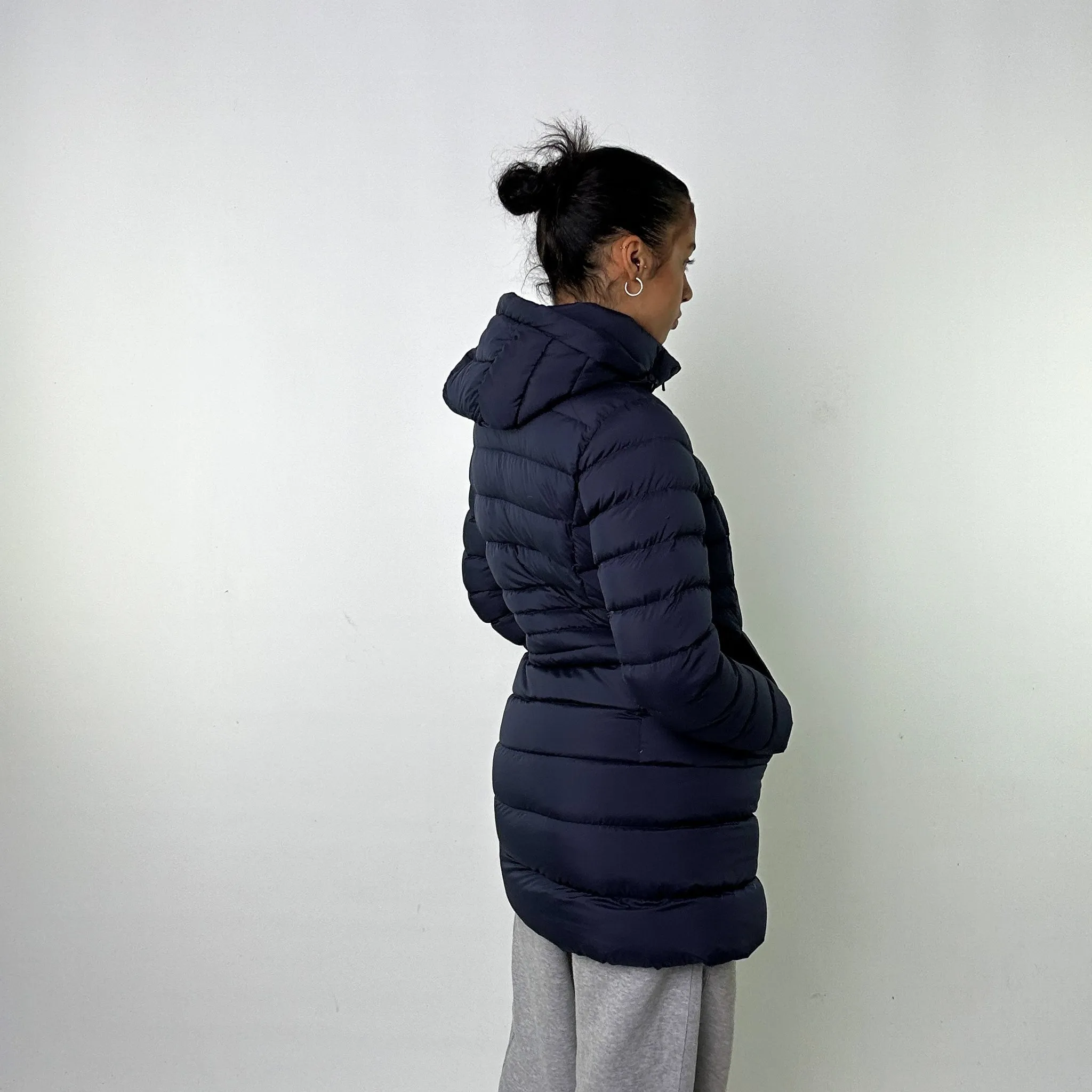 Navy Blue 90s The North Face Puffer Jacket Coat (S)