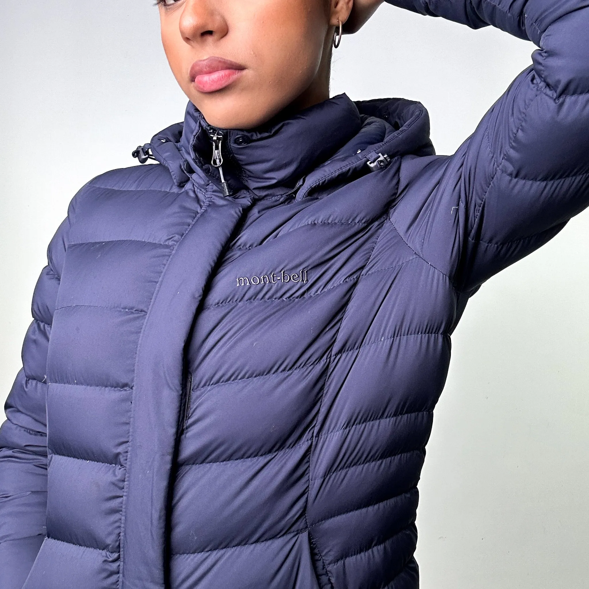 Navy Blue 90s The North Face Puffer Jacket Coat (S)