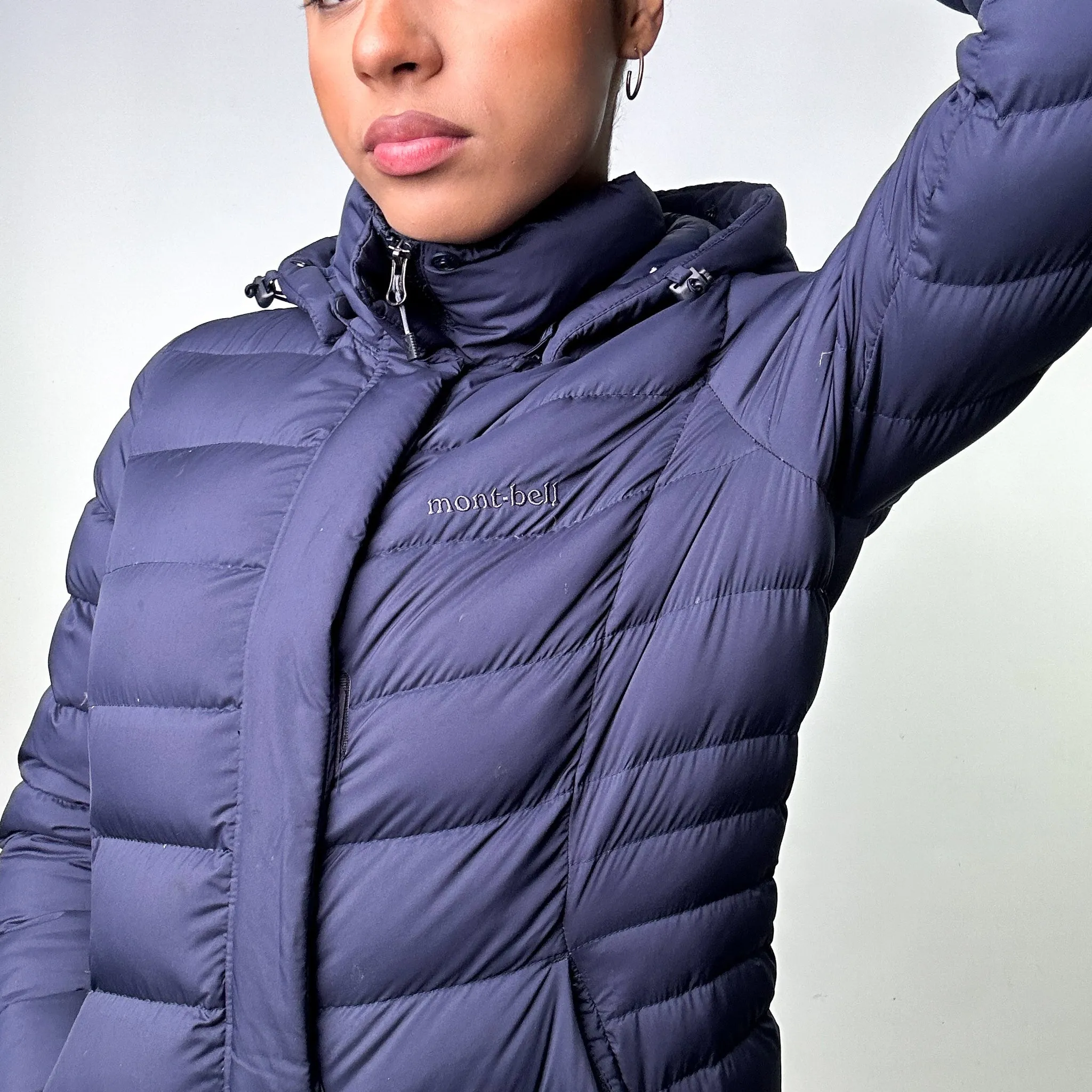 Navy Blue 90s The North Face Puffer Jacket Coat (S)