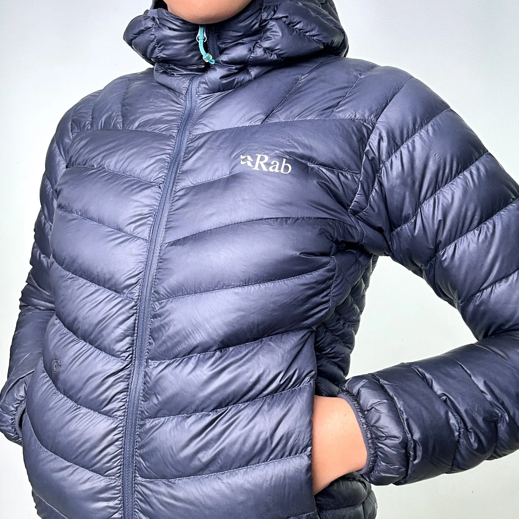 Navy Blue y2ks Rab Atmos Proton Puffer Jacket Coat (S)