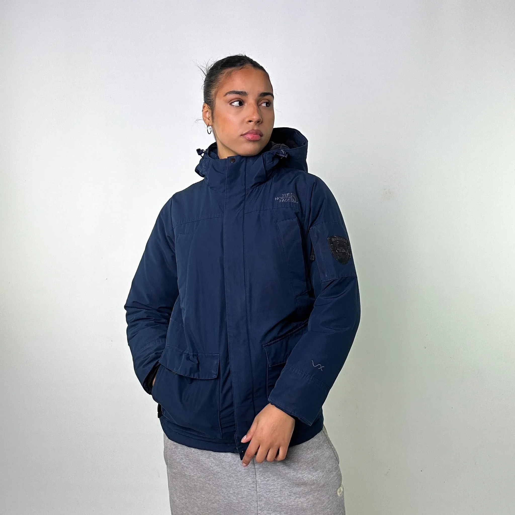 Navy Blue y2ks The North Face McMurdo Series Puffer Jacket Coat (S)