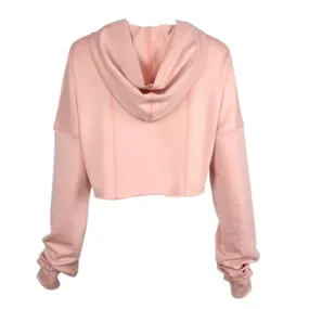 New Fashion Women Long Sleeve Casual Crop Sweatshirt Pullover Hoodies Tops Y06 SM6