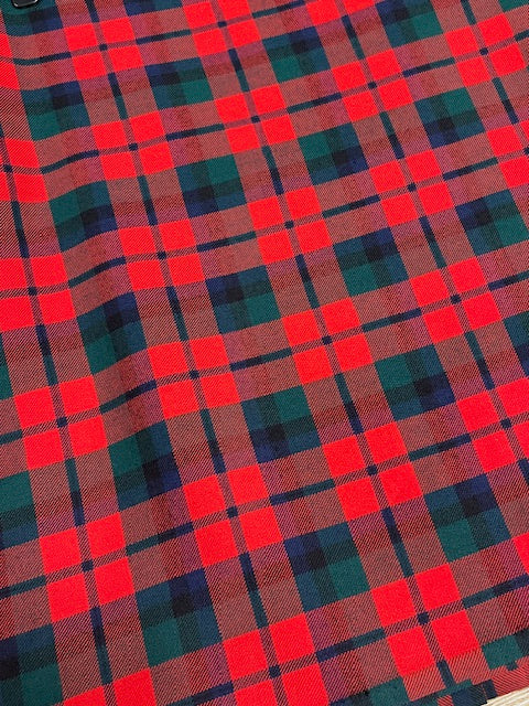 New Modern MacNaughton 8 yard kilt 45” Waist by 24.5 Length.