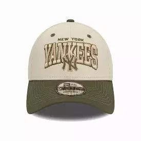 NEW YORK YANKEES CROWN IVORY 9FORTY ADJUSTABLE CAP 'WHITE'