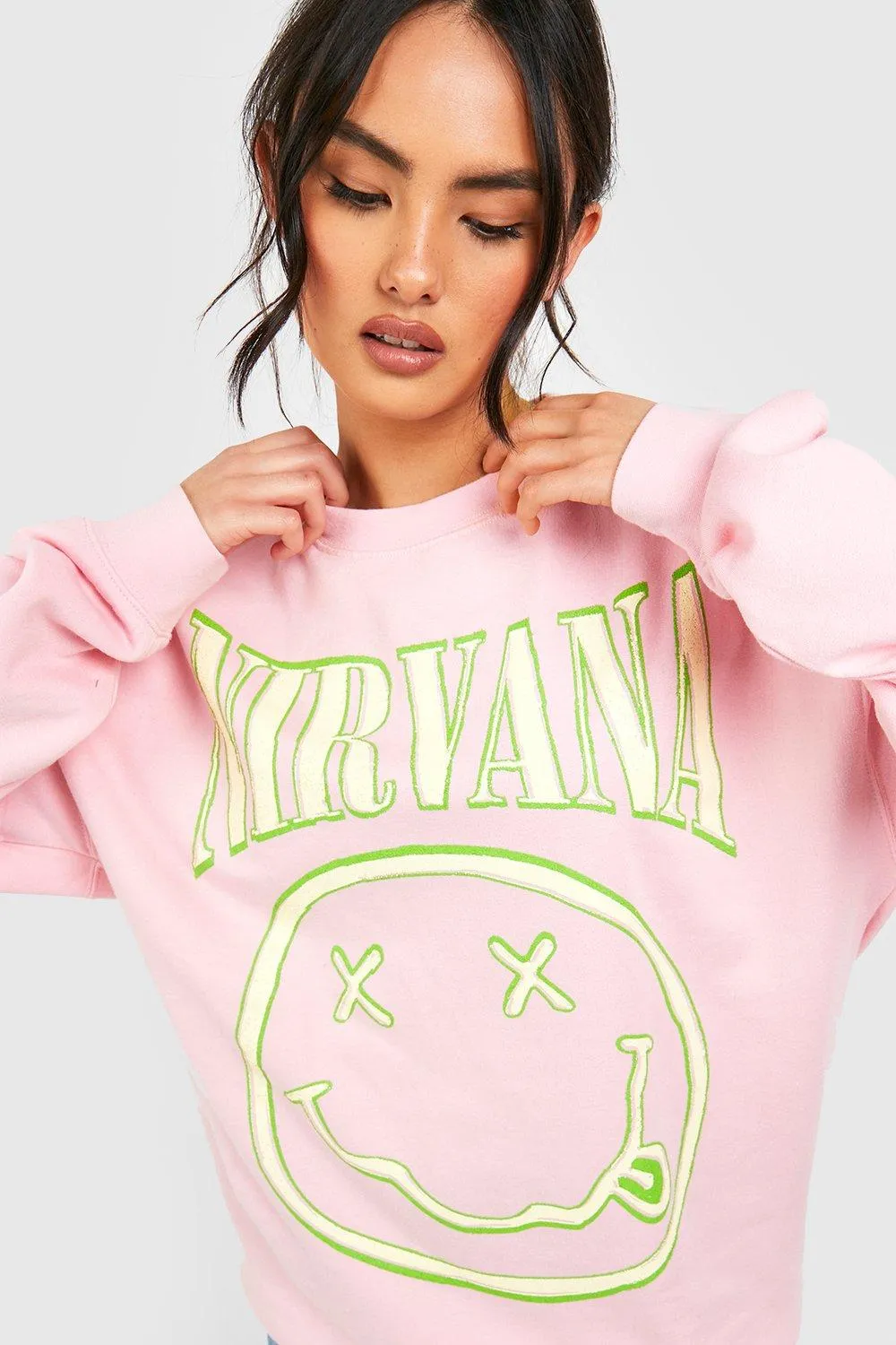 Nirvana License Oversized Band Sweater