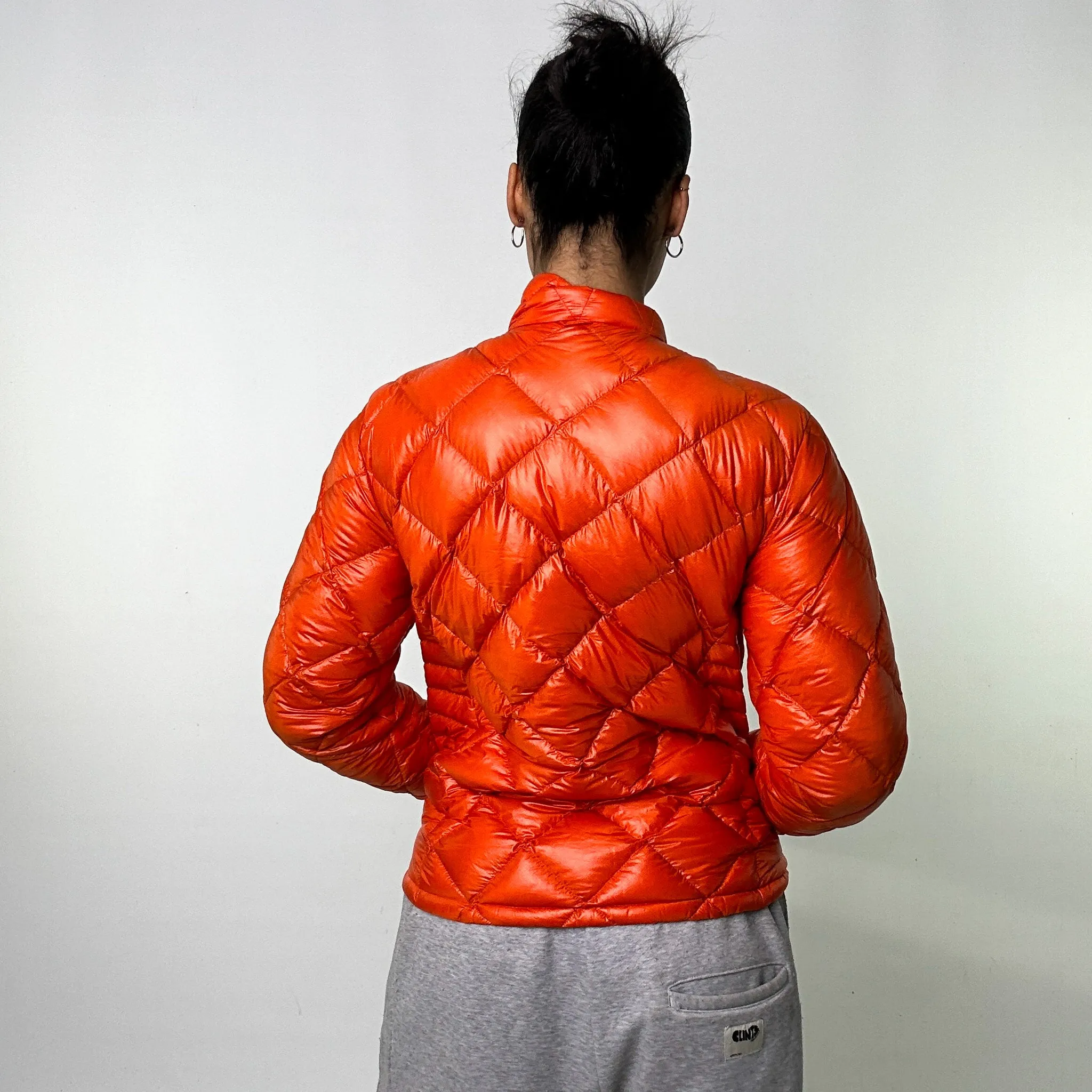 Orange 90s Mont Bell EX 800 Puffer Jacket Coat (M)