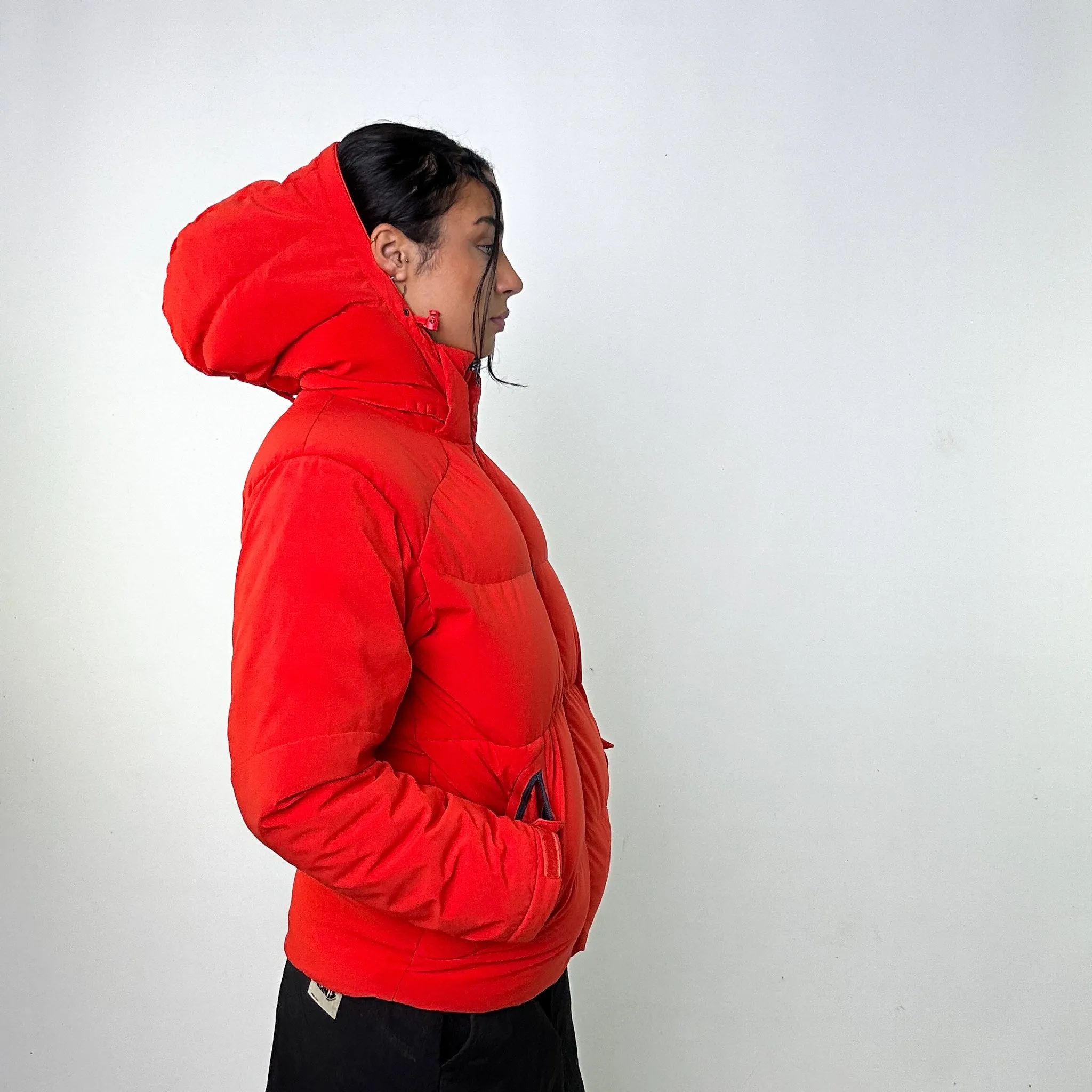 Orange 90s The North Face Puffer Jacket Coat (M)