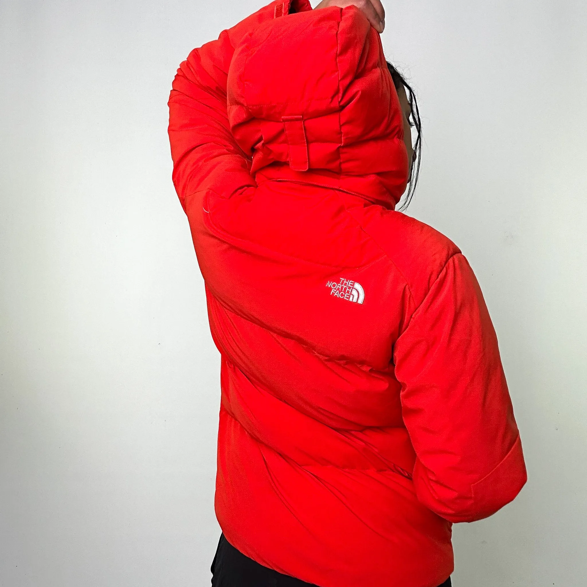 Orange 90s The North Face Puffer Jacket Coat (M)