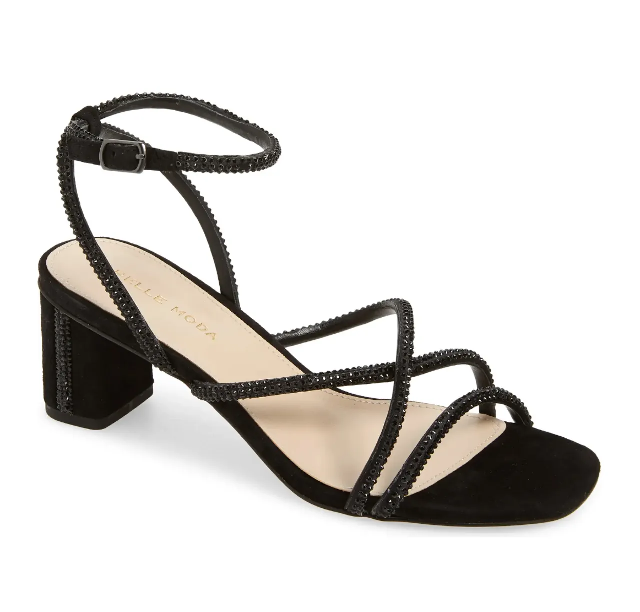 Pelle Moda Viena 2 Block Heel- Black