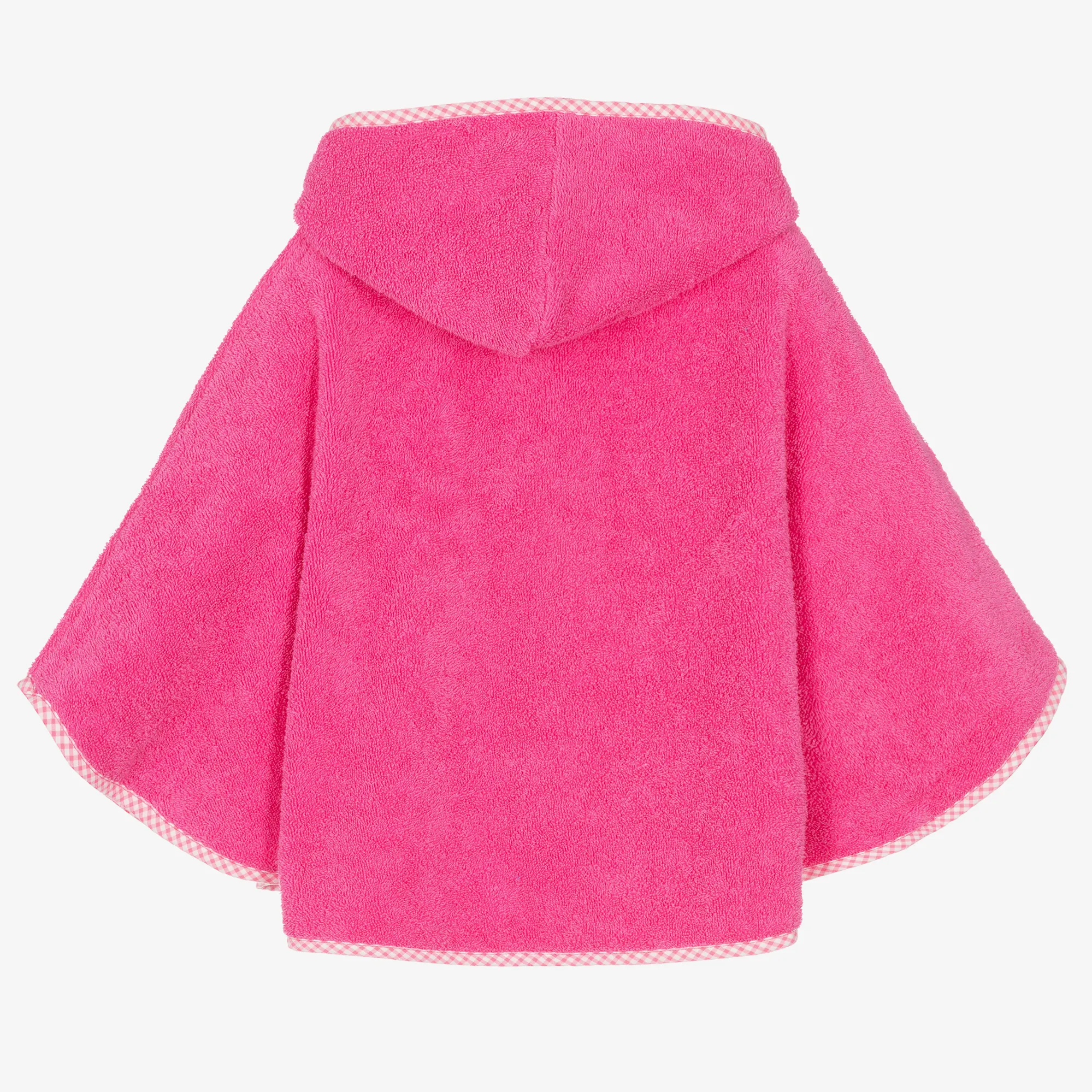 Pink Cotton Towelling Poncho