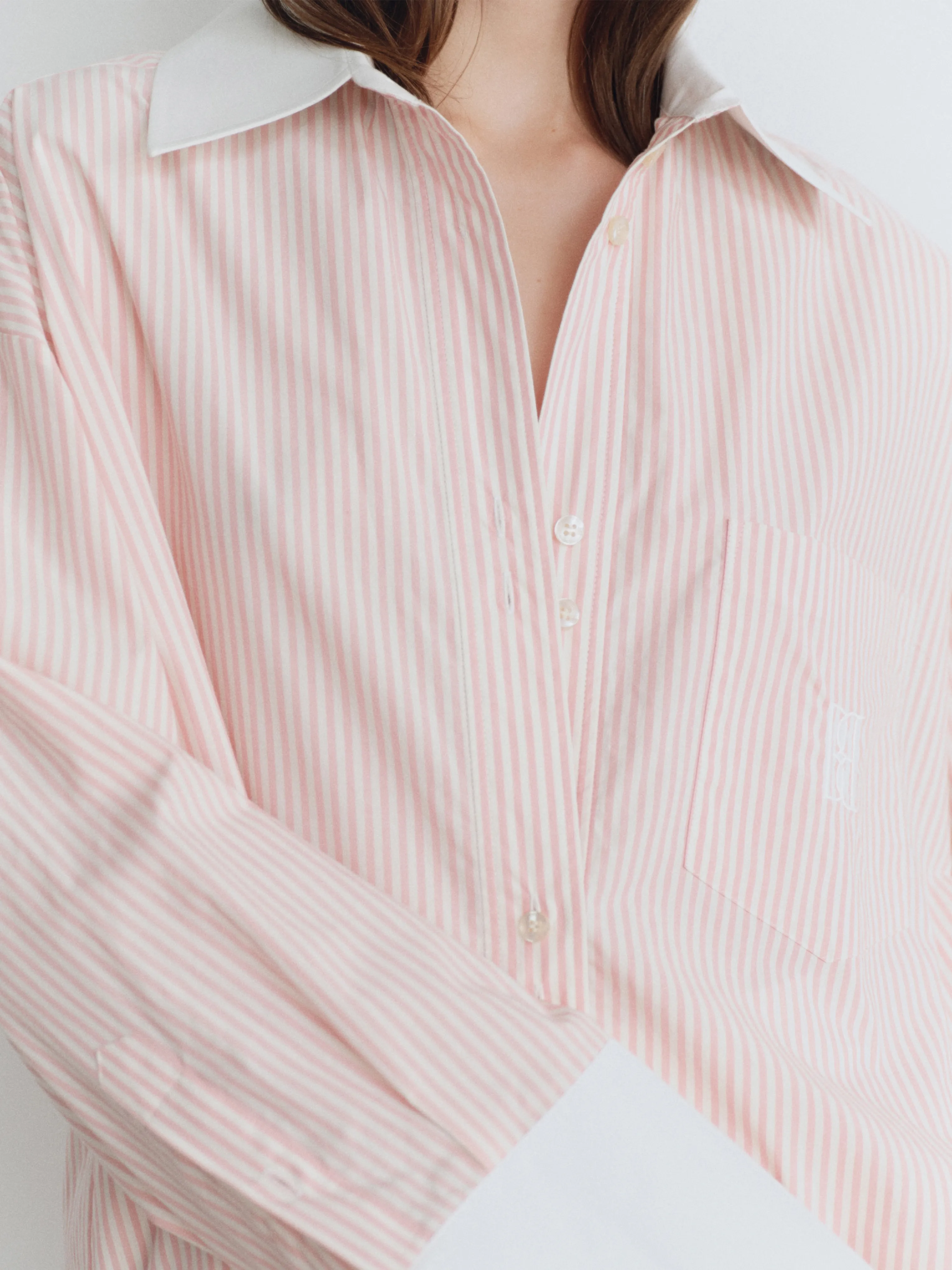 Pink Stripe Maye Shirt