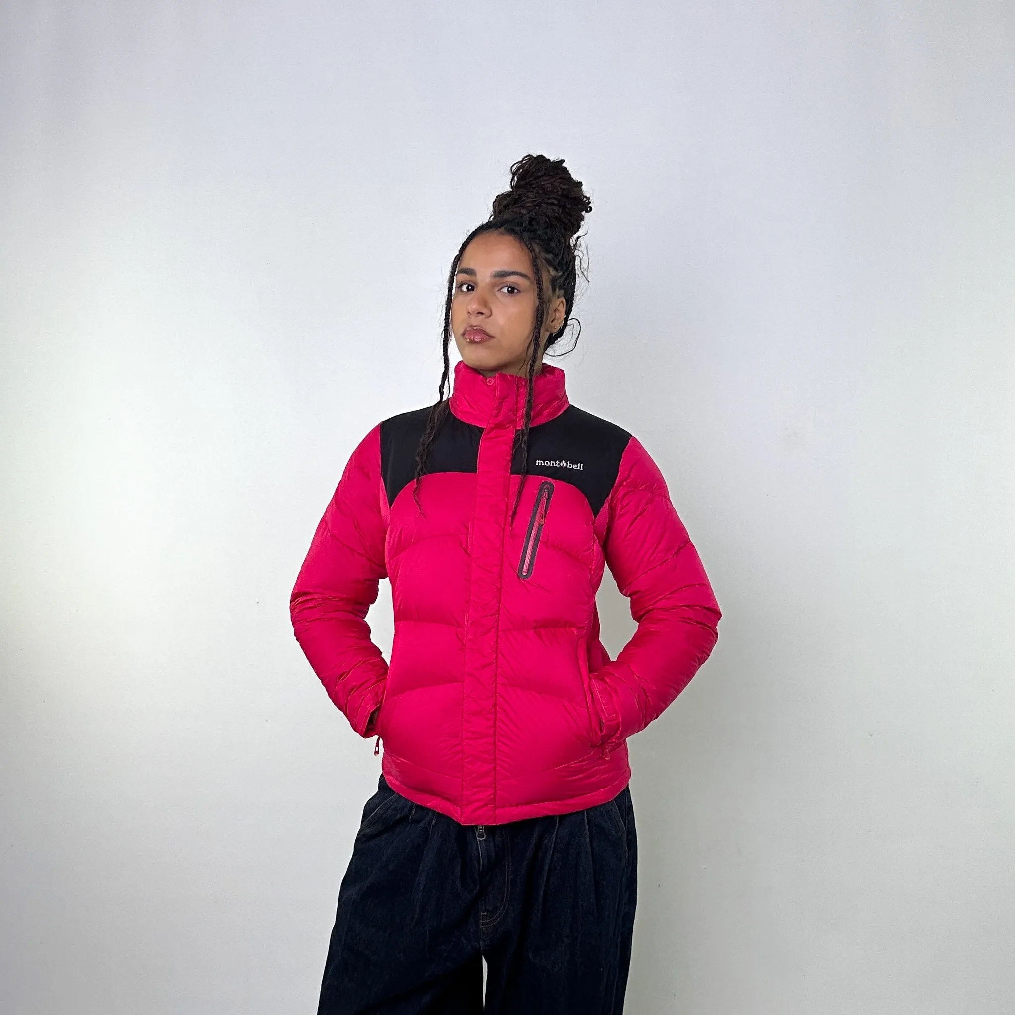 Pink y2ks Mont Bell Puffer Jacket Coat (S)