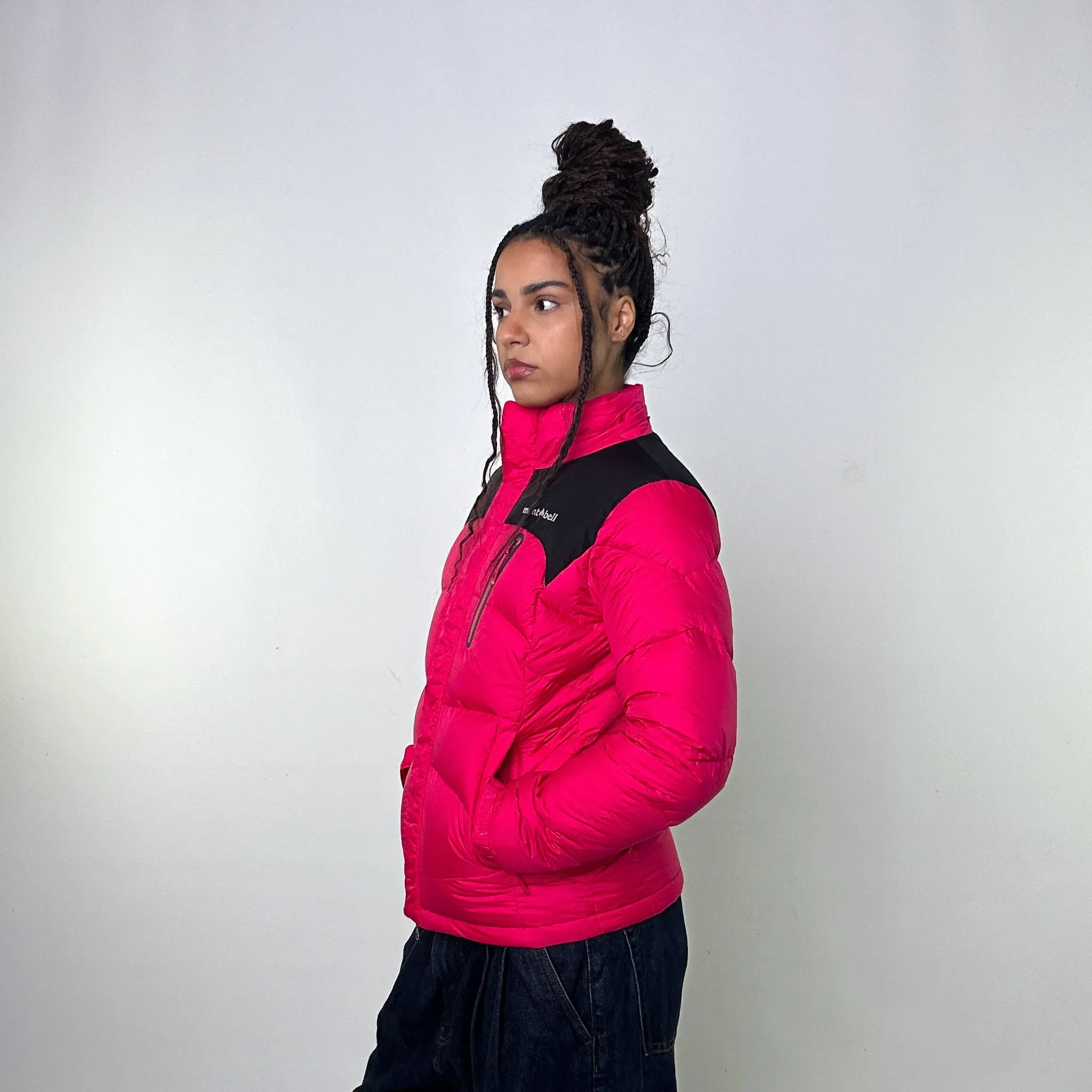 Pink y2ks Mont Bell Puffer Jacket Coat (S)