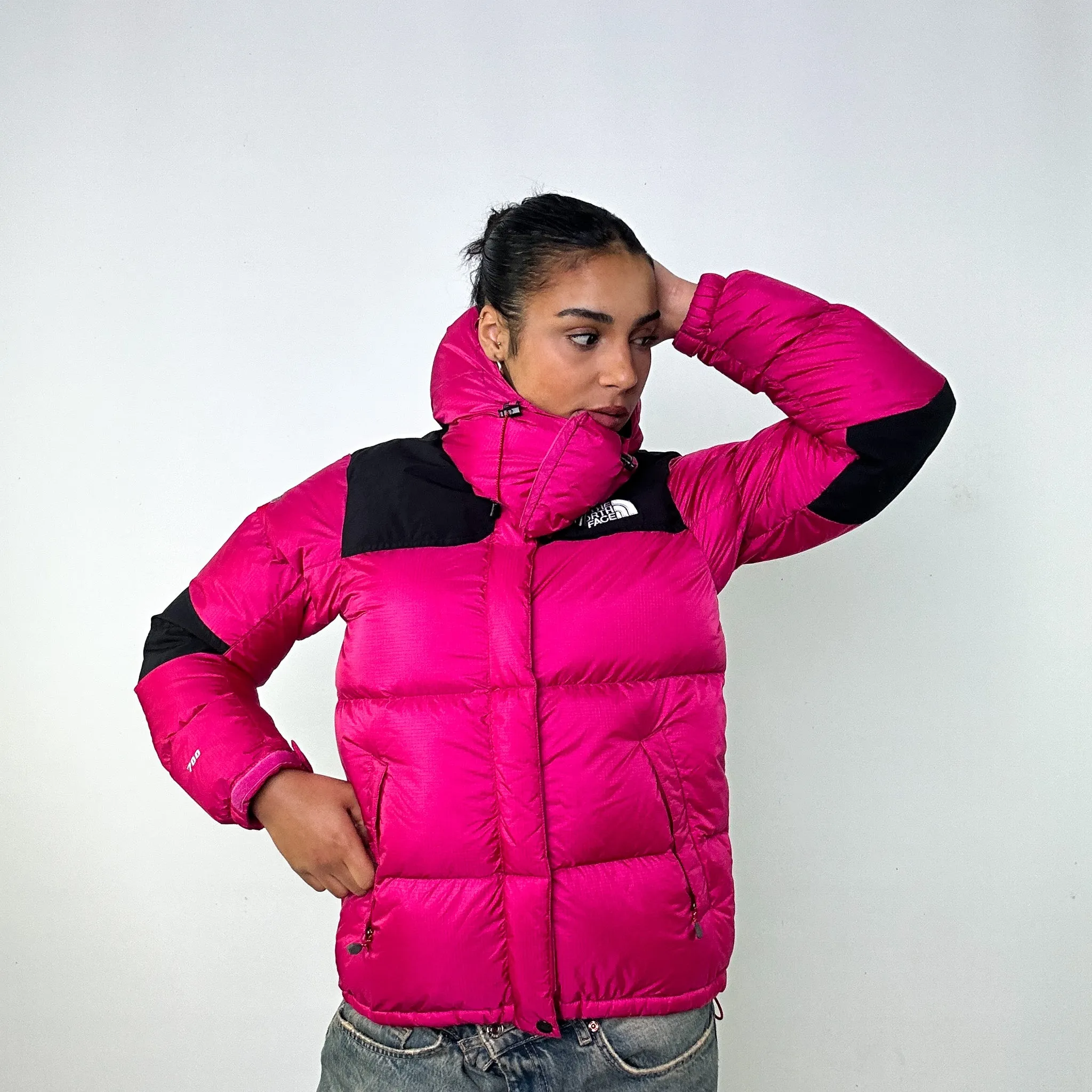 Pink y2ks The North Face 700 Series Baltoro Puffer Jacket Coat (L)