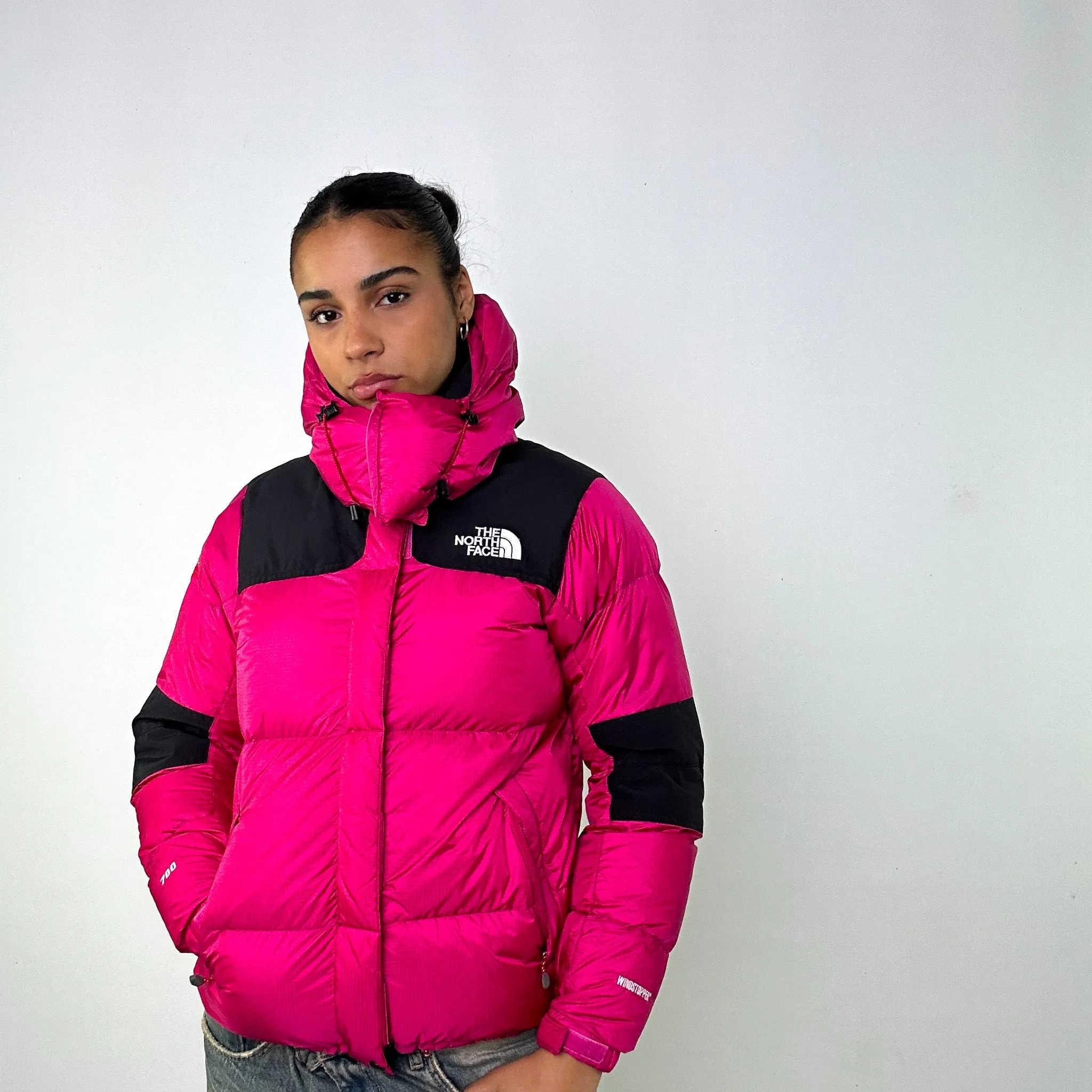 Pink y2ks The North Face 700 Series Baltoro Puffer Jacket Coat (L)