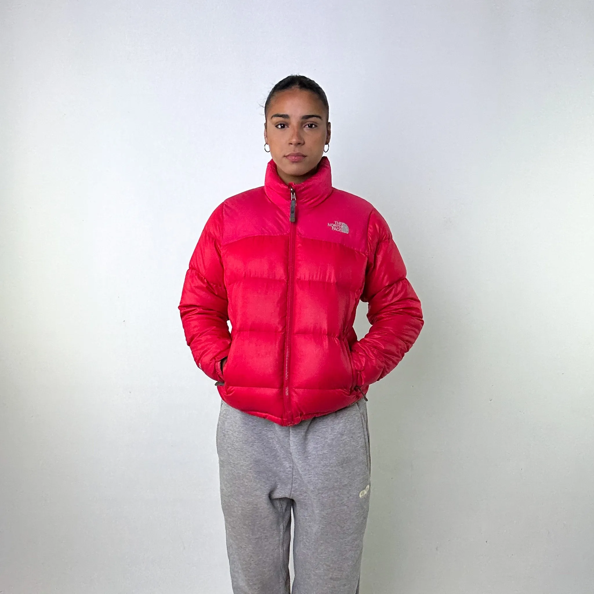 Pink y2ks The North Face 700 Series Puffer Jacket Coat (M)