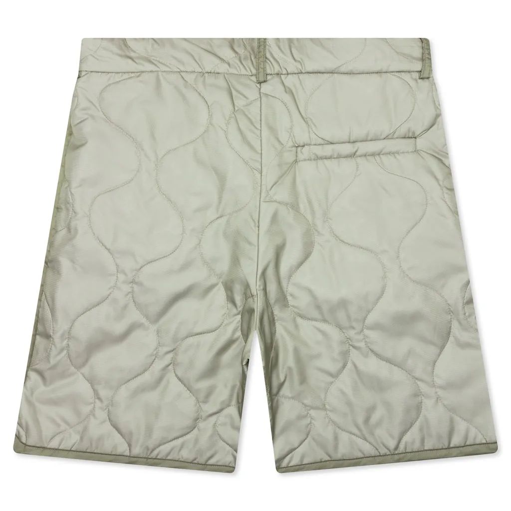 Pleaded Padded Shorts - Sand