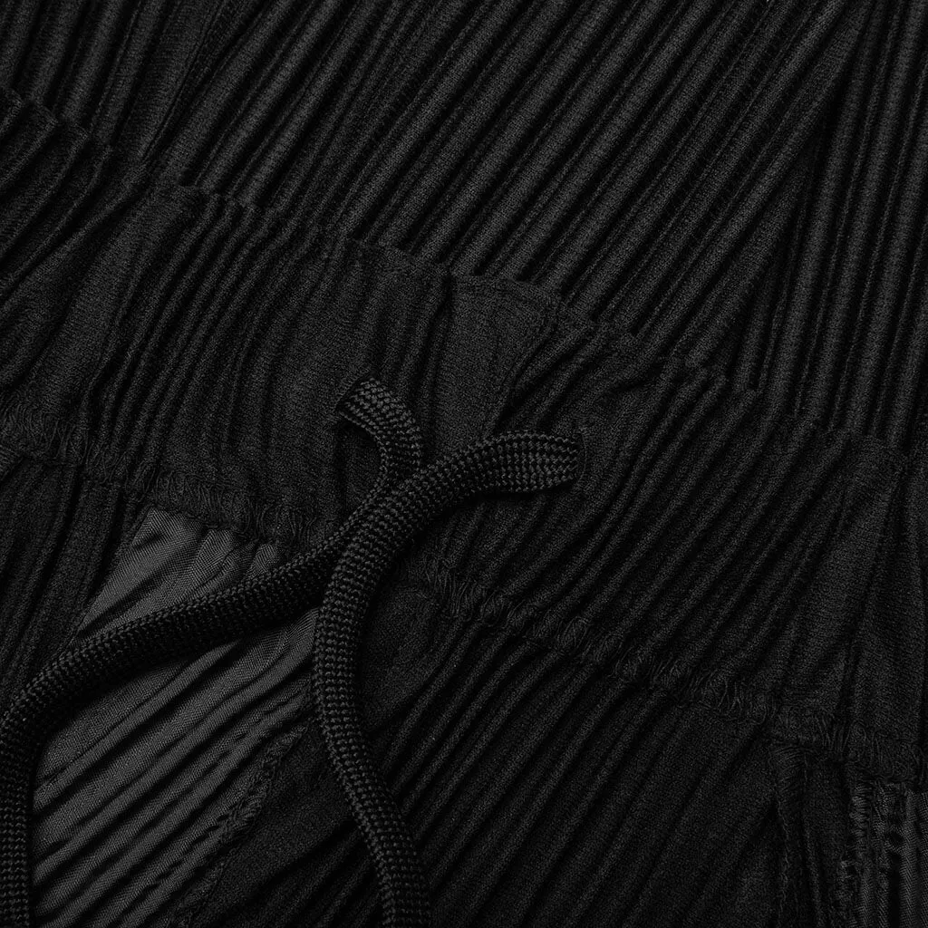 Pleats Bottoms - Black