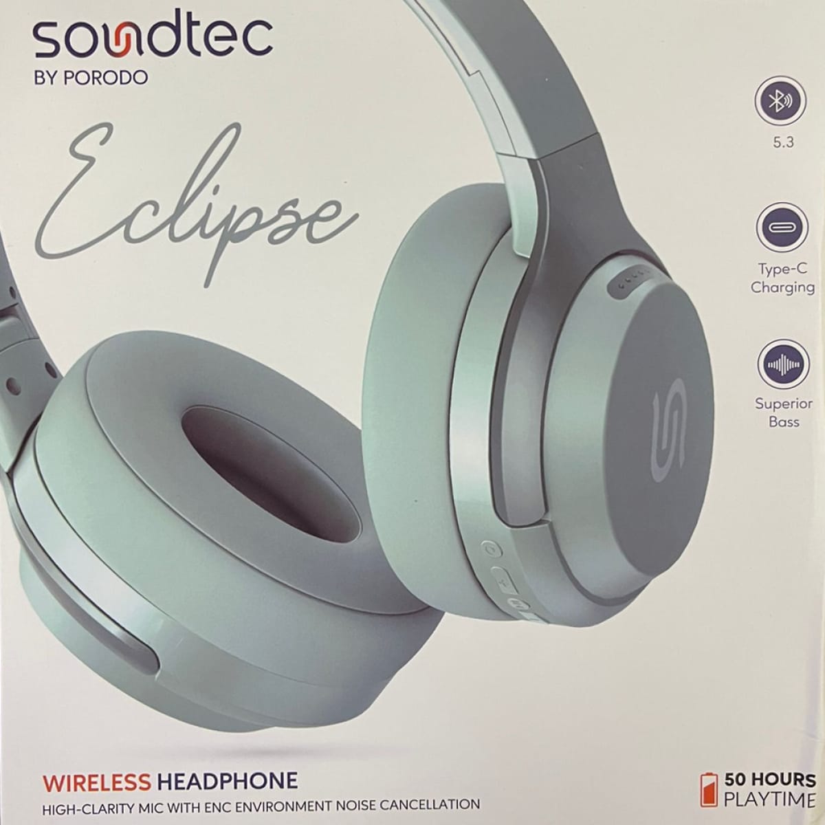 Porodo Soundtec Eclipse Wireless Headphone PD-STWLEP011