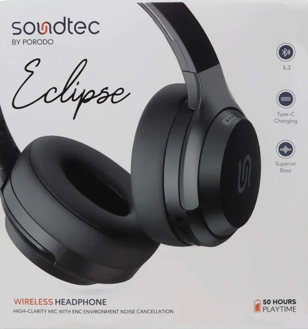 Porodo Soundtec Eclipse Wireless Headphone PD-STWLEP011