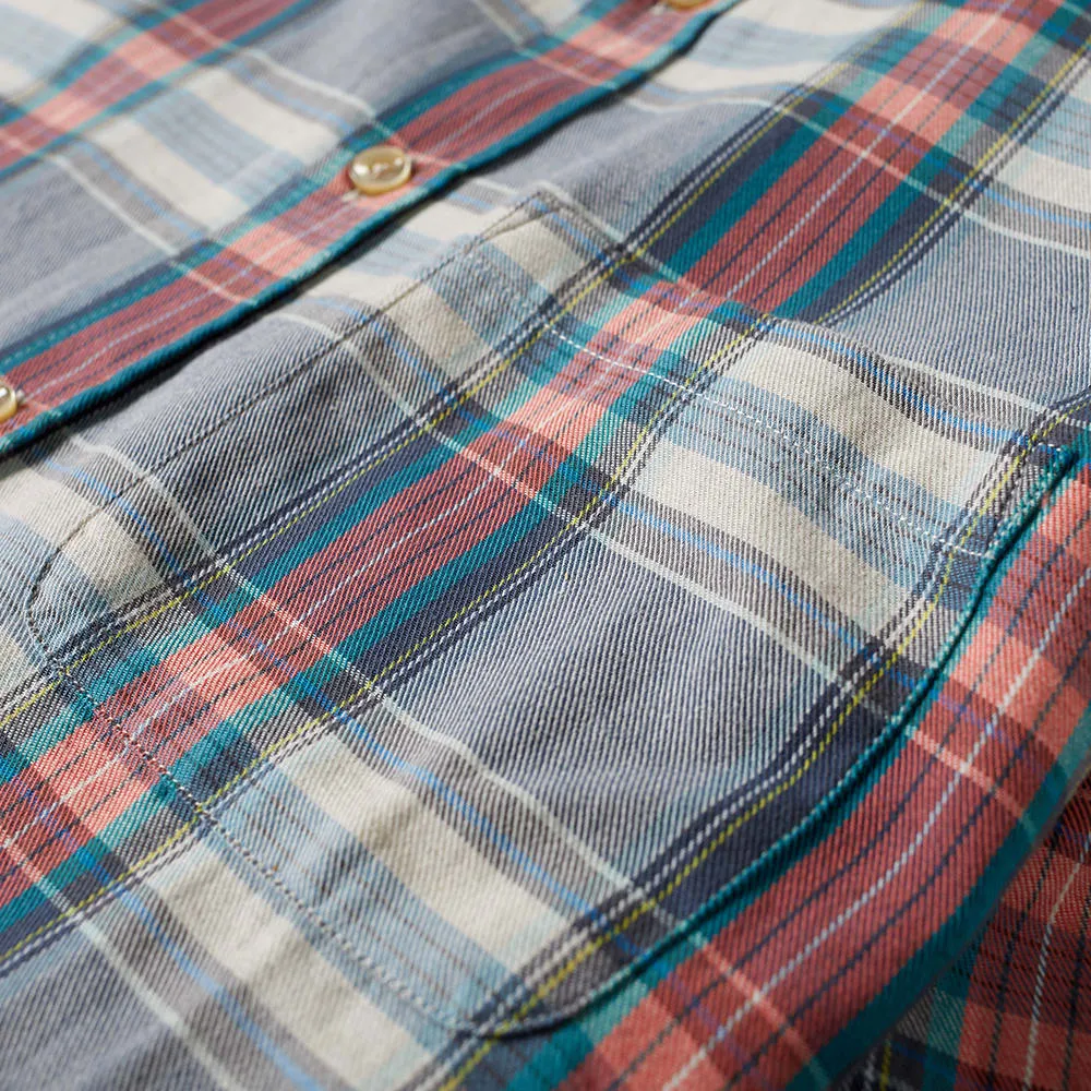 Portuguese Flannel Alqueive ShirtGrey & Red