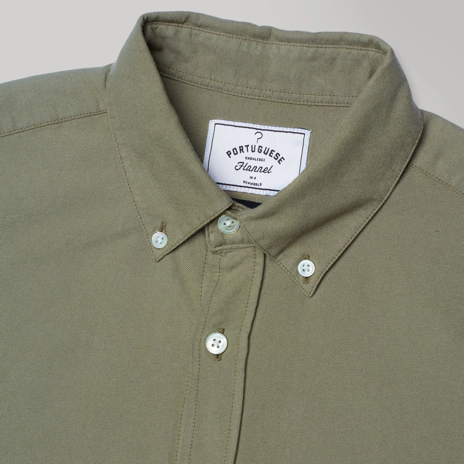 Portuguese Flannel - Belavista Olive Oxford