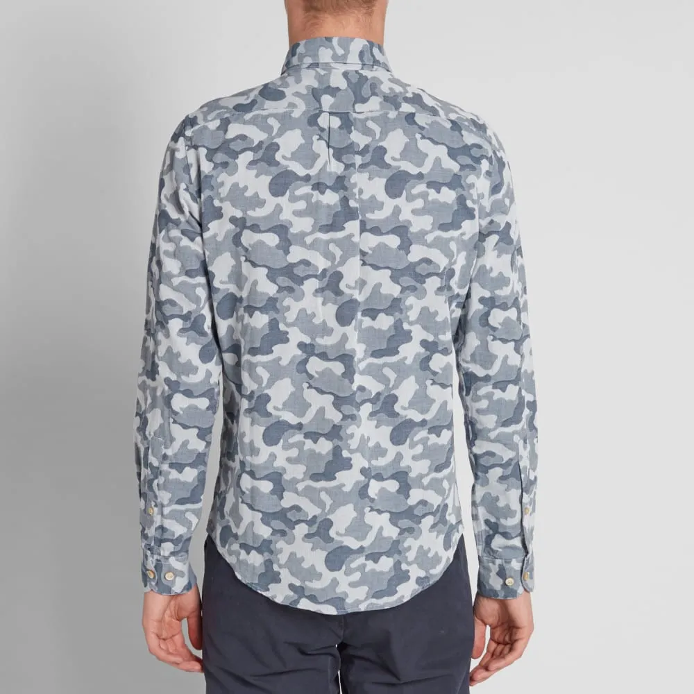 Portuguese Flannel Bouca ShirtBlue Camo