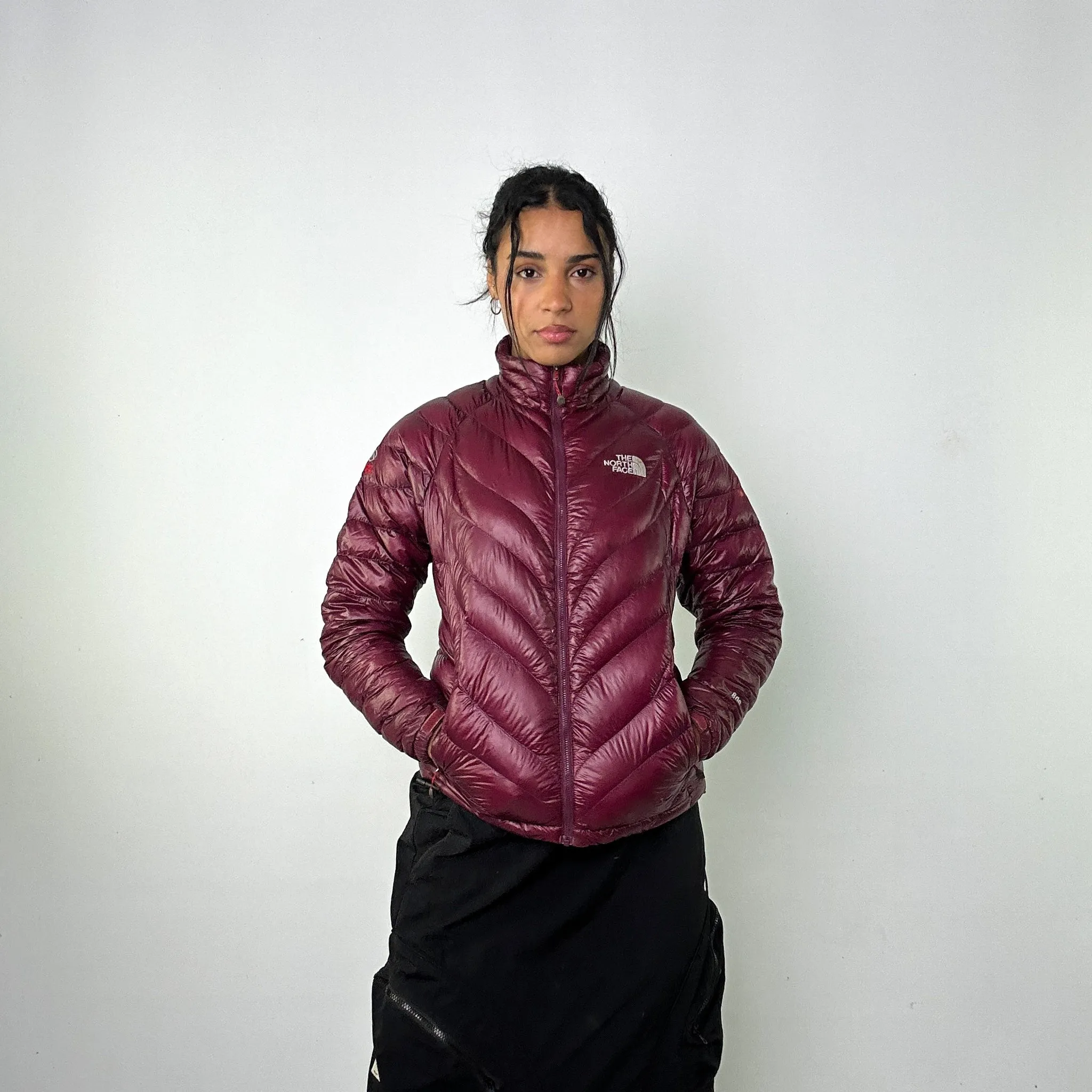 Purple 90s The North Face 800 Summit Series Puffer Jacket Coat (M)