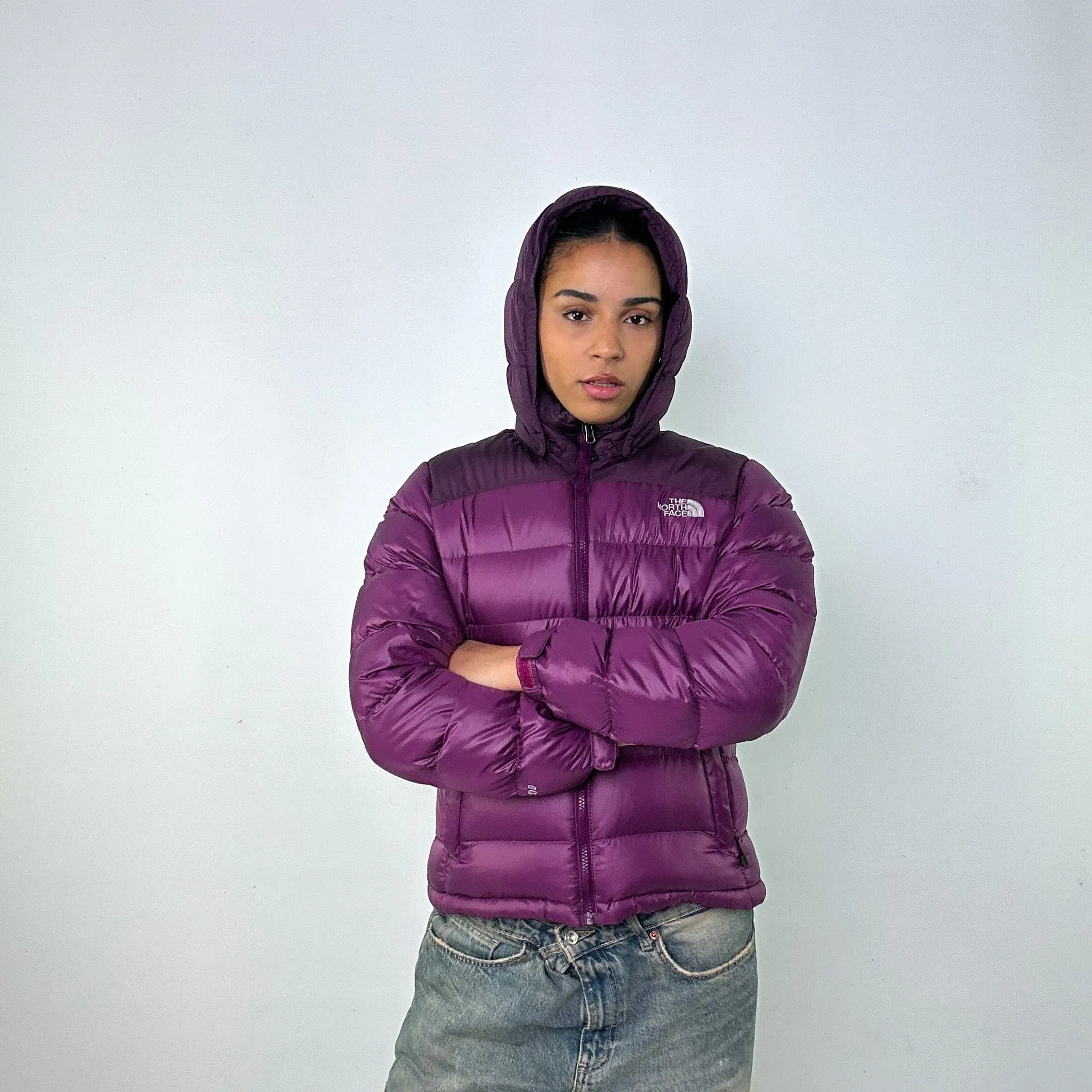 Purple y2ks The North Face 700 Series Puffer Jacket Coat (L)