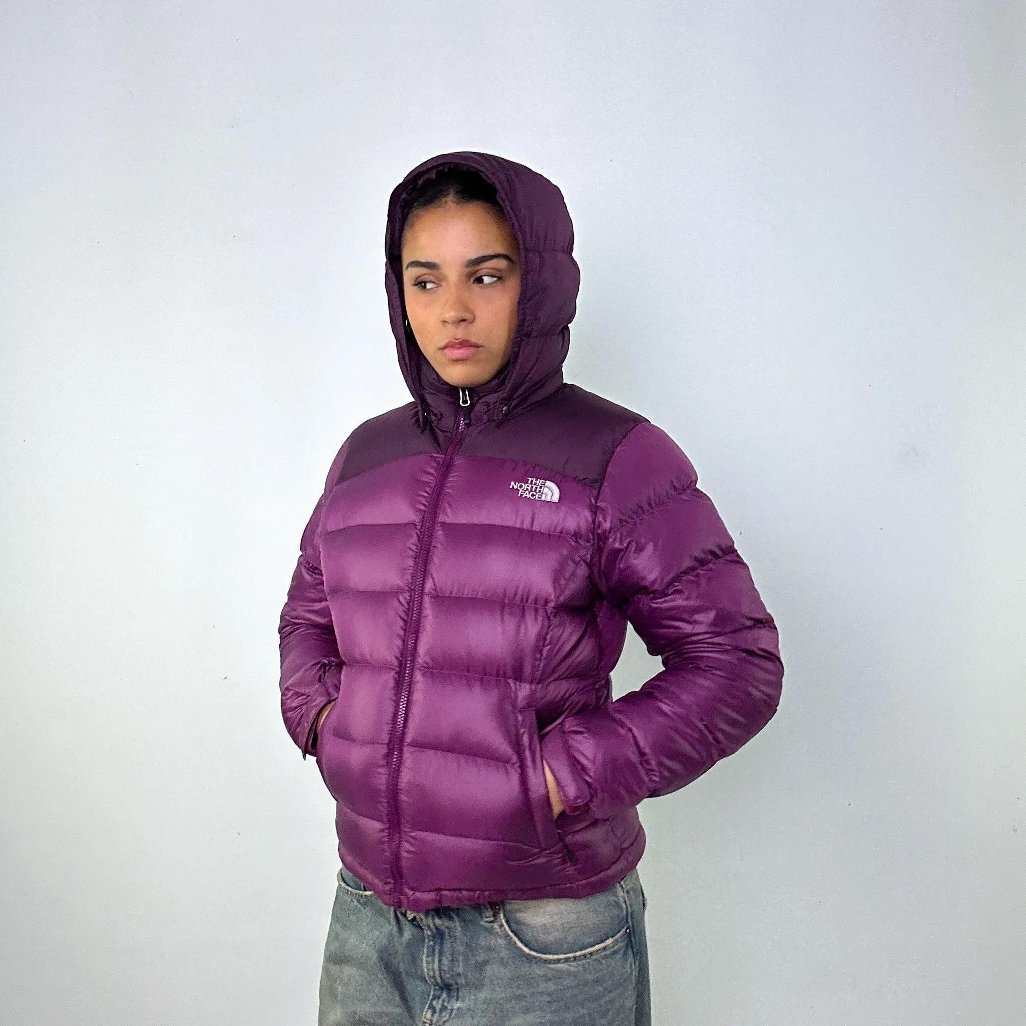 Purple y2ks The North Face 700 Series Puffer Jacket Coat (L)