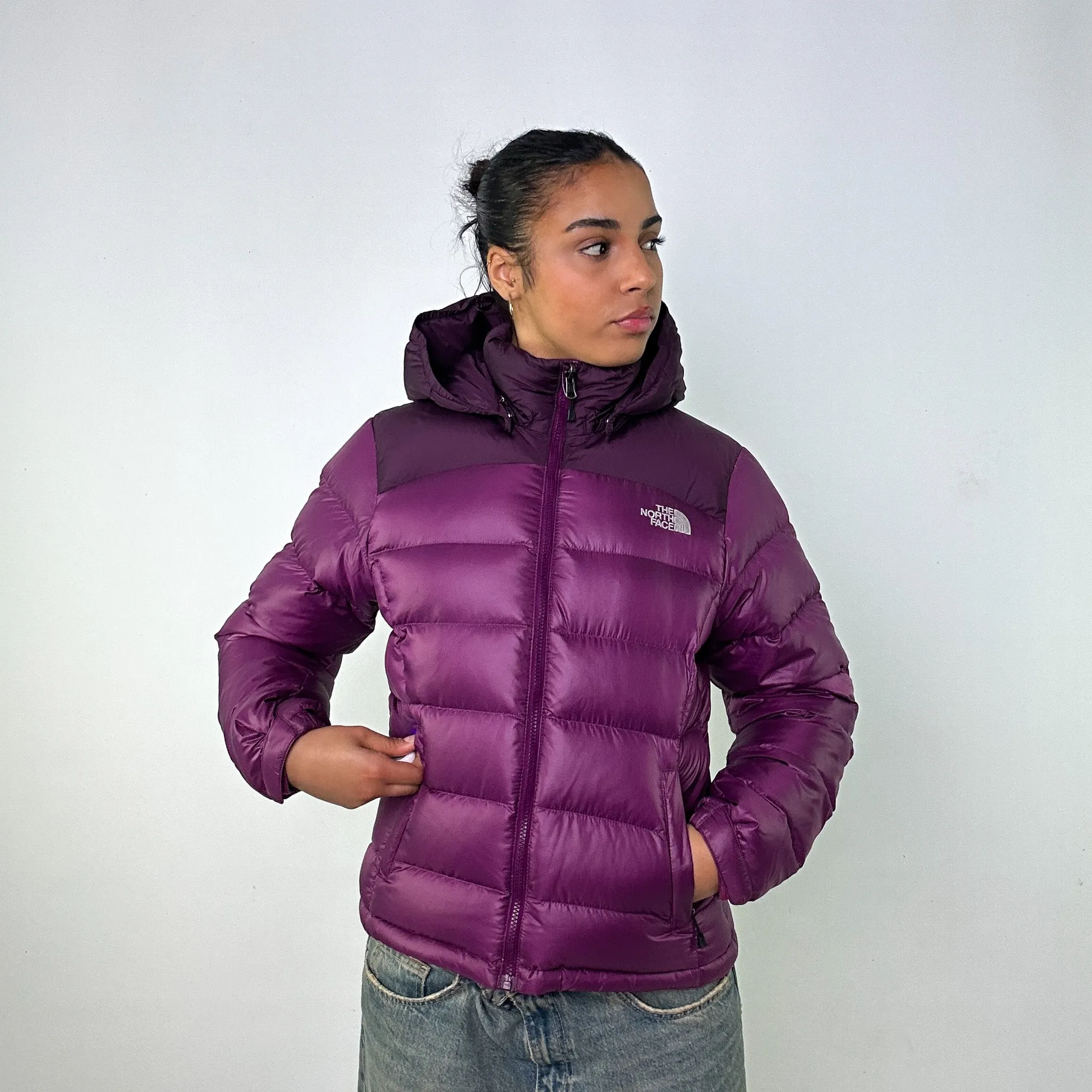 Purple y2ks The North Face 700 Series Puffer Jacket Coat (L)