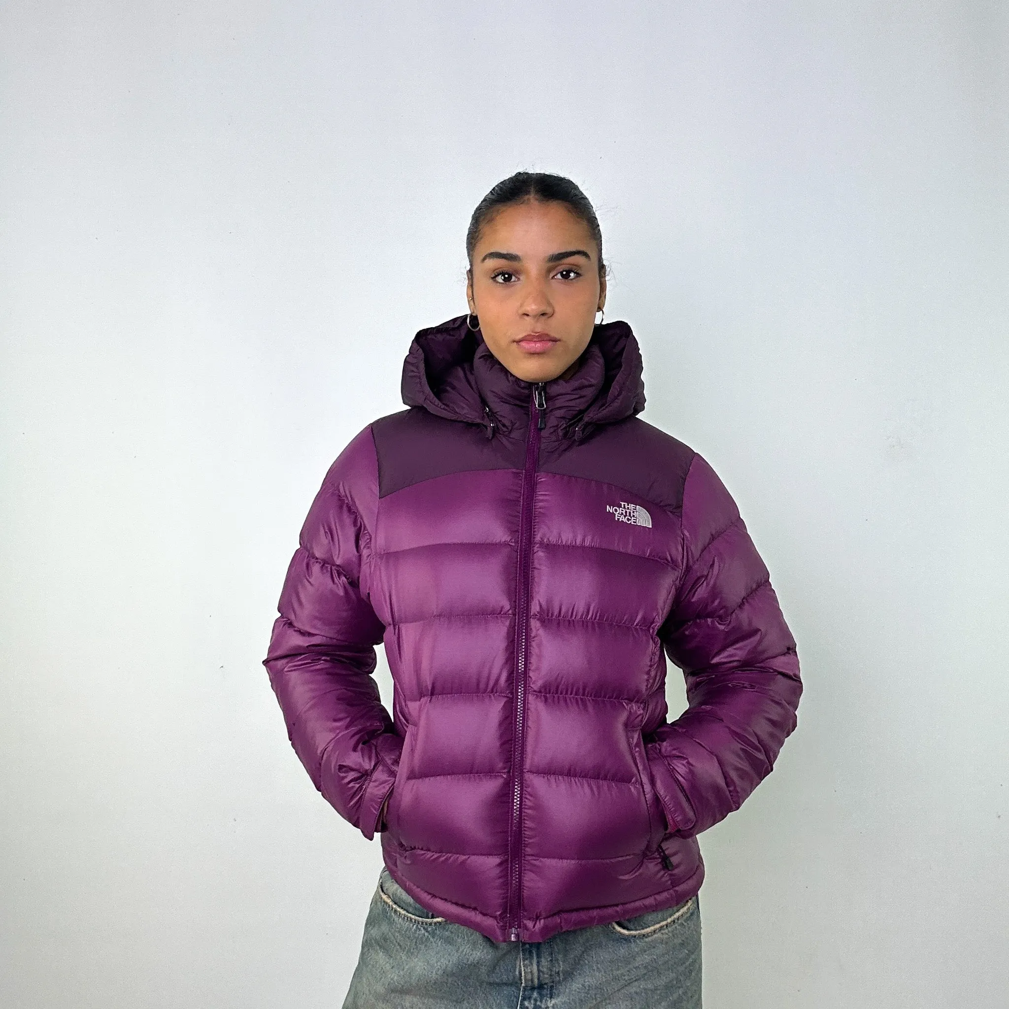 Purple y2ks The North Face 700 Series Puffer Jacket Coat (L)