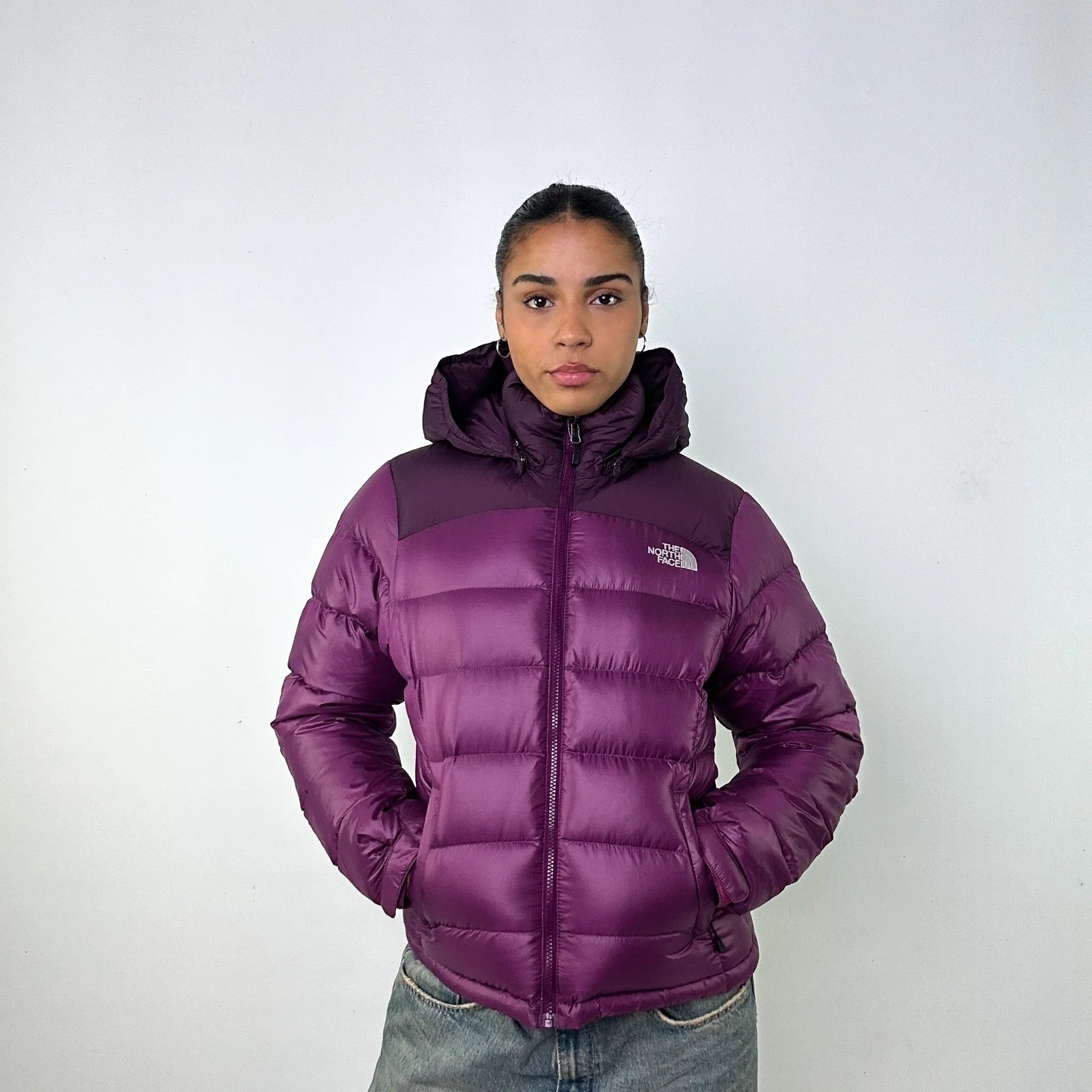 Purple y2ks The North Face 700 Series Puffer Jacket Coat (L)