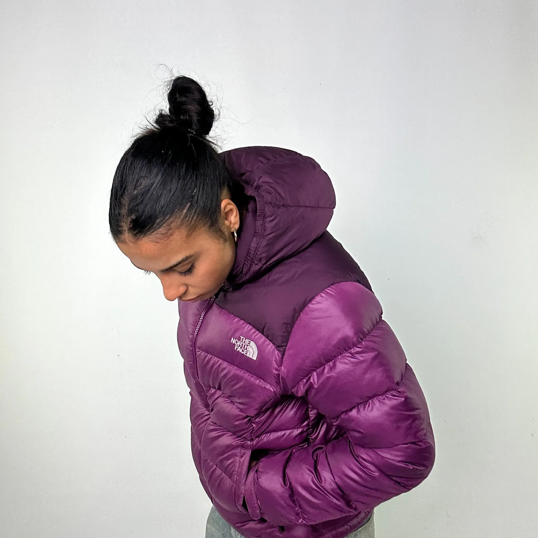 Purple y2ks The North Face 700 Series Puffer Jacket Coat (L)