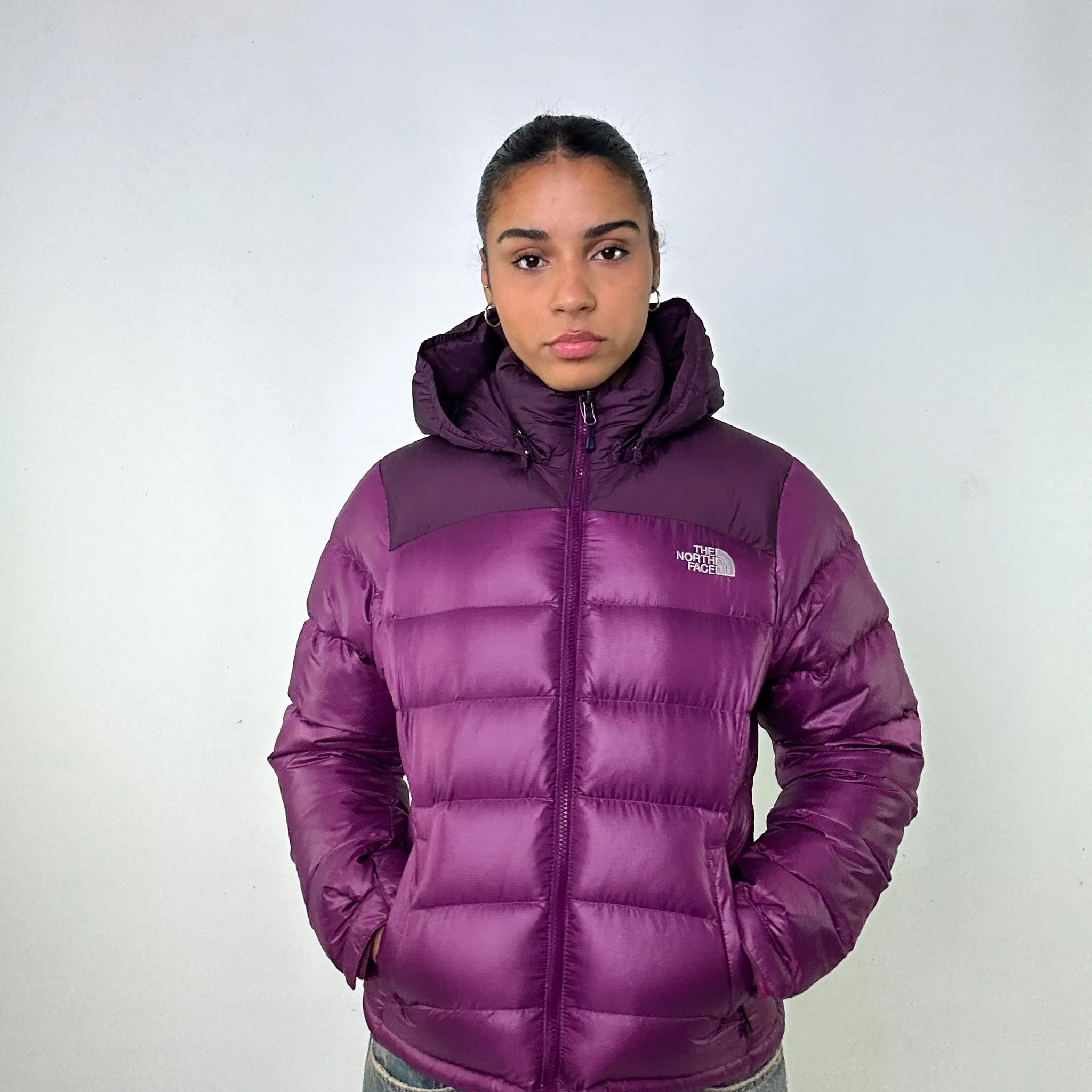 Purple y2ks The North Face 700 Series Puffer Jacket Coat (L)