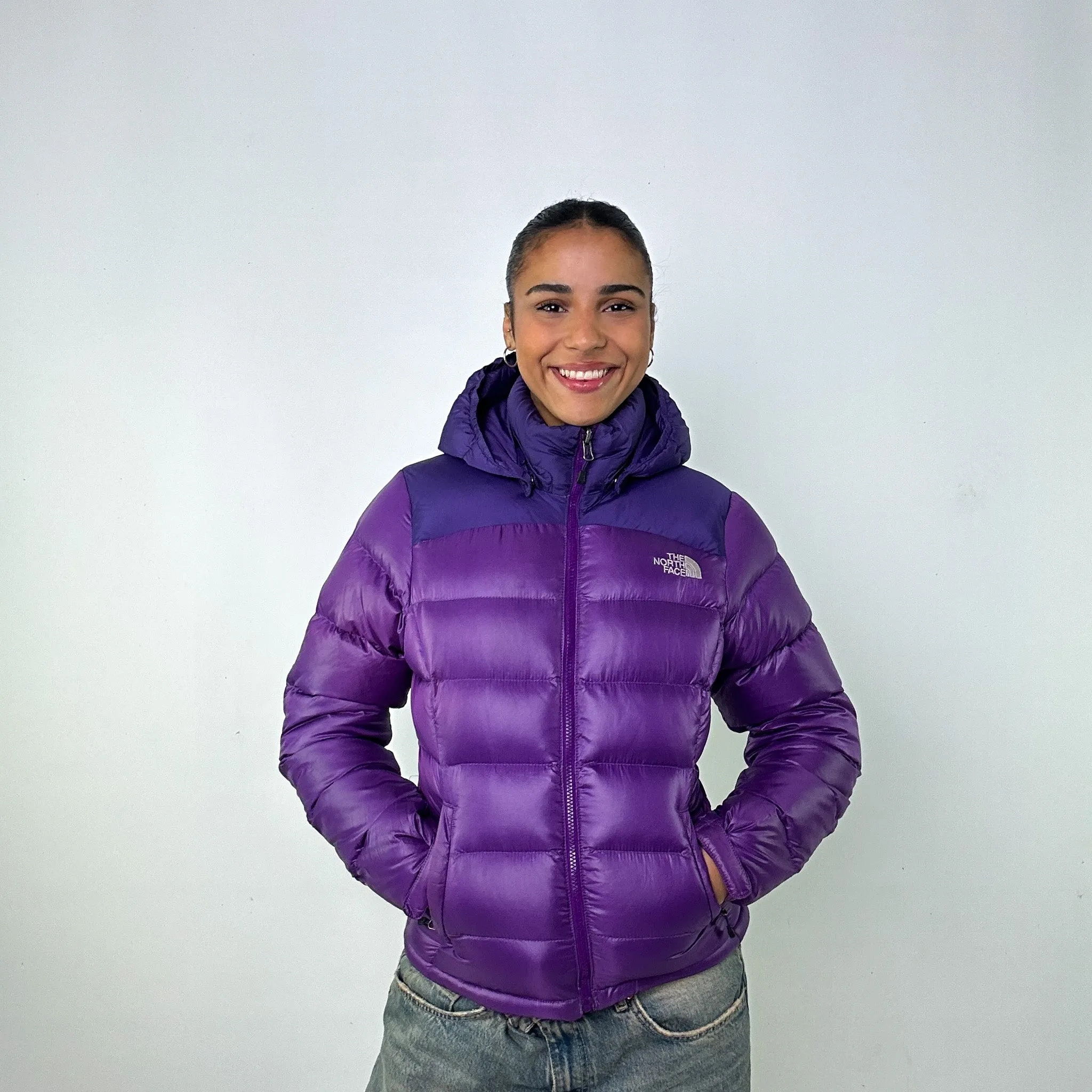 Purple y2ks The North Face 700 Series Puffer Jacket Coat (M)