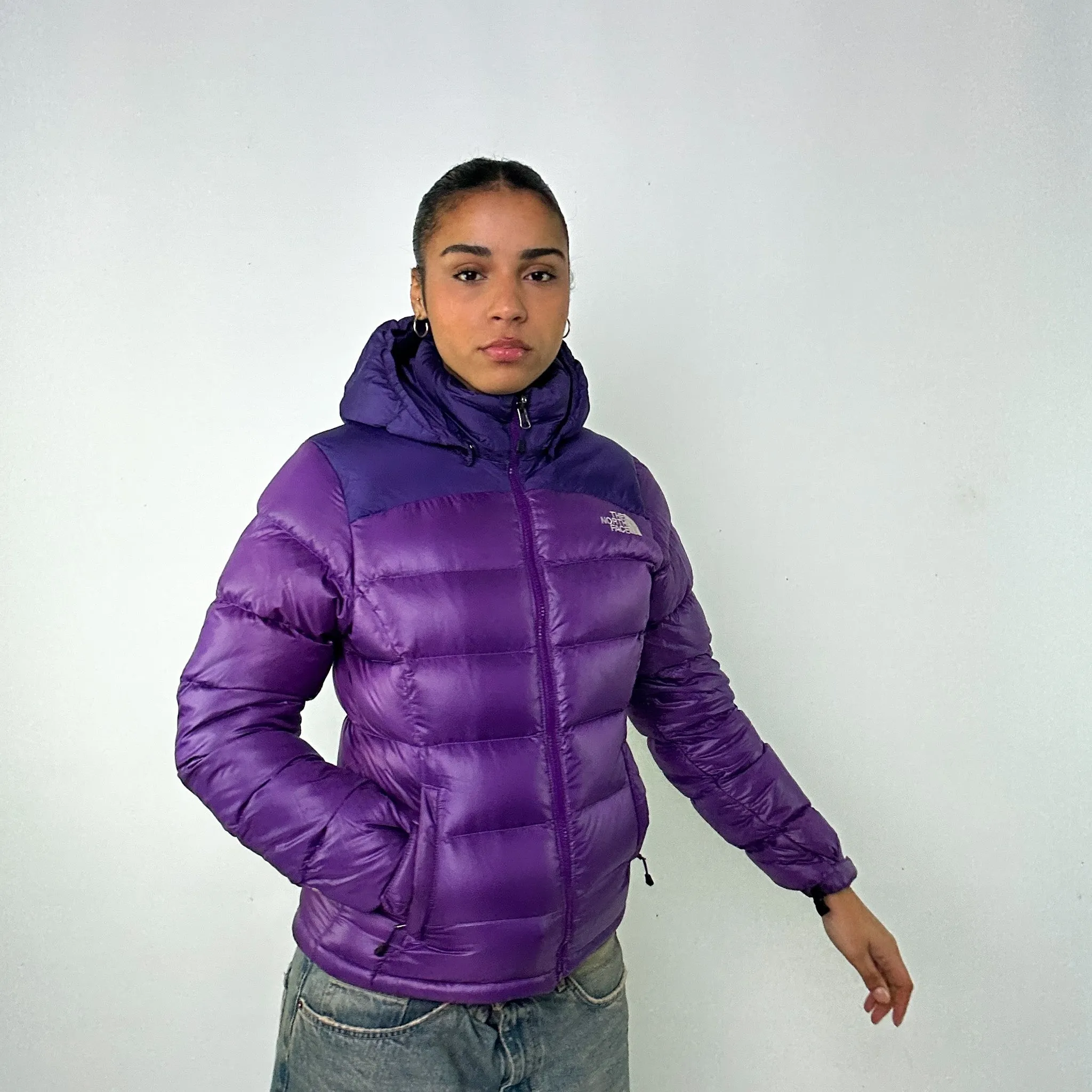 Purple y2ks The North Face 700 Series Puffer Jacket Coat (M)