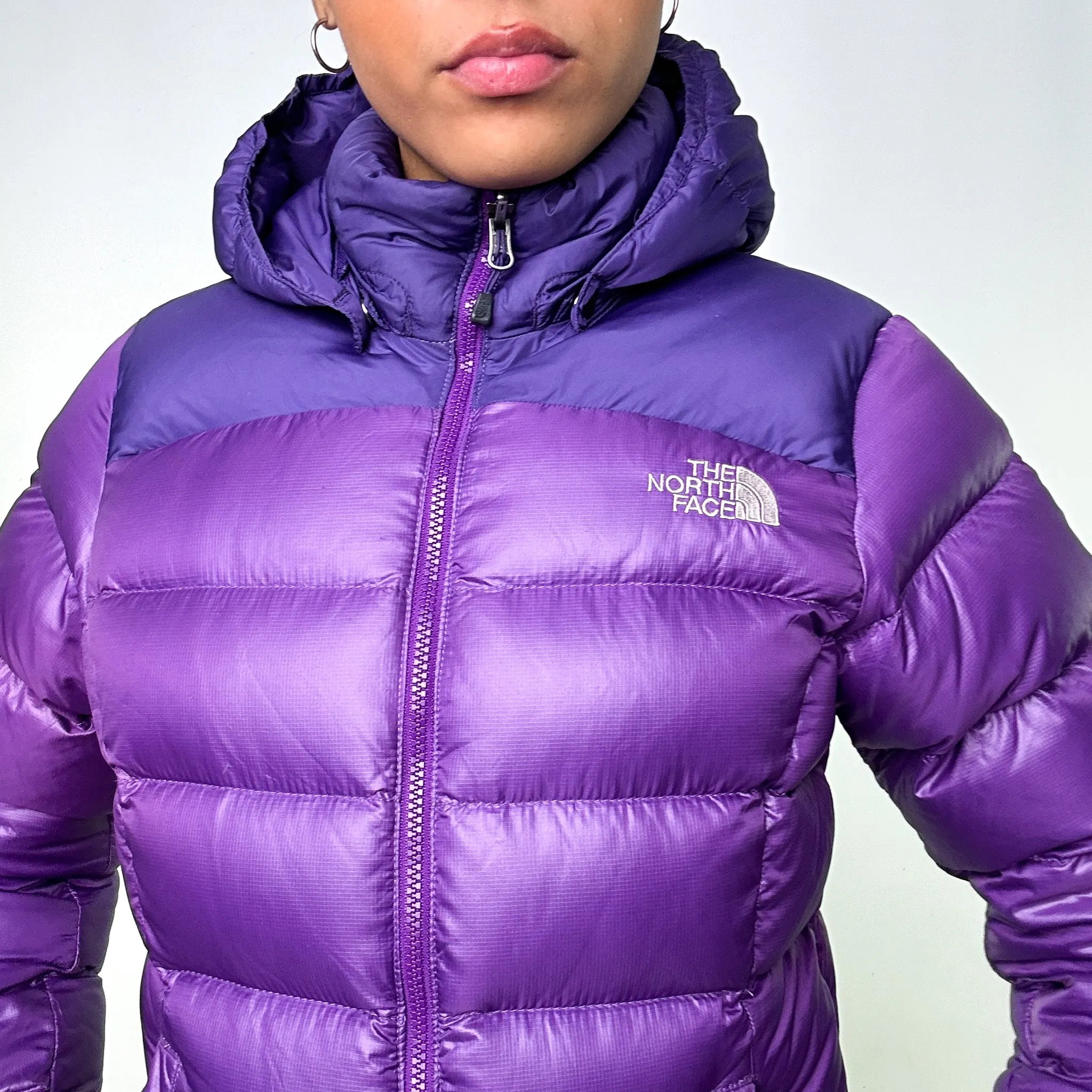 Purple y2ks The North Face 700 Series Puffer Jacket Coat (M)