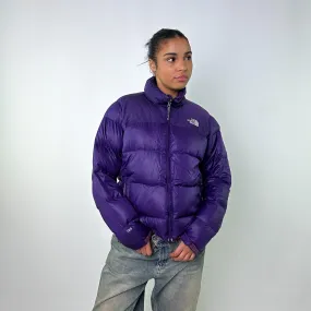 Purple y2ks The North Face Puffer Jacket Coat (L)