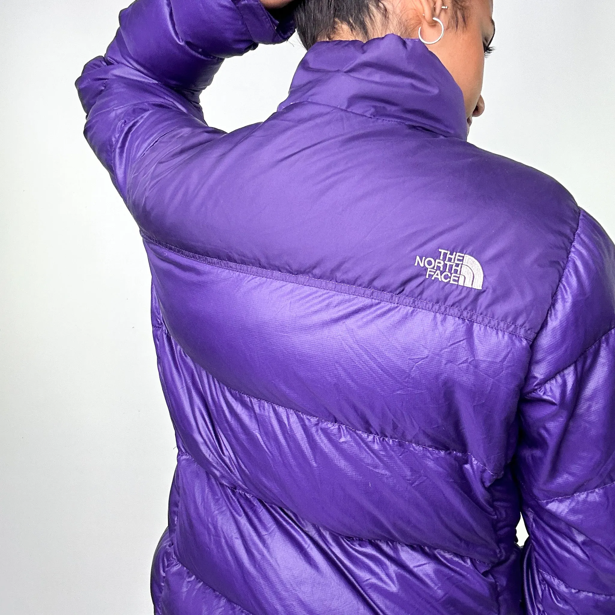 Purple y2ks The North Face Puffer Jacket Coat (L)