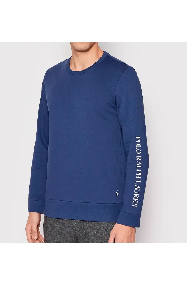 Ralph Lauren Sweatshirt Side Logo Navy