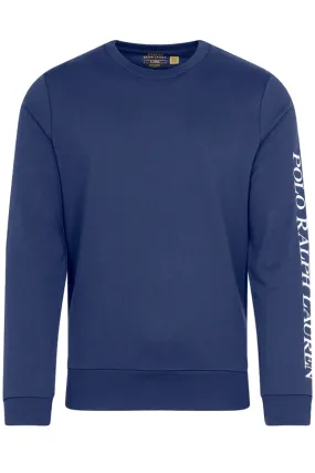 Ralph Lauren Sweatshirt Side Logo Navy