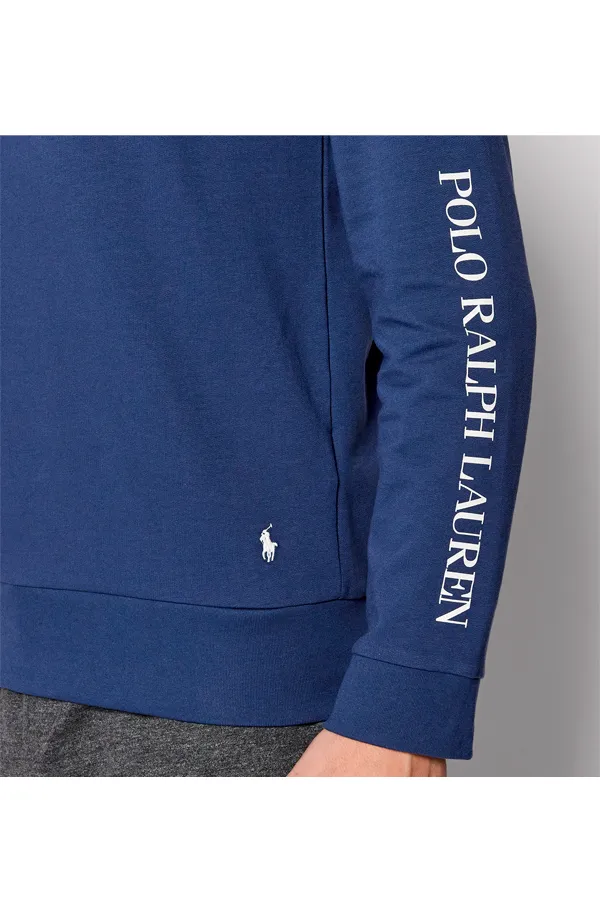 Ralph Lauren Sweatshirt Side Logo Navy