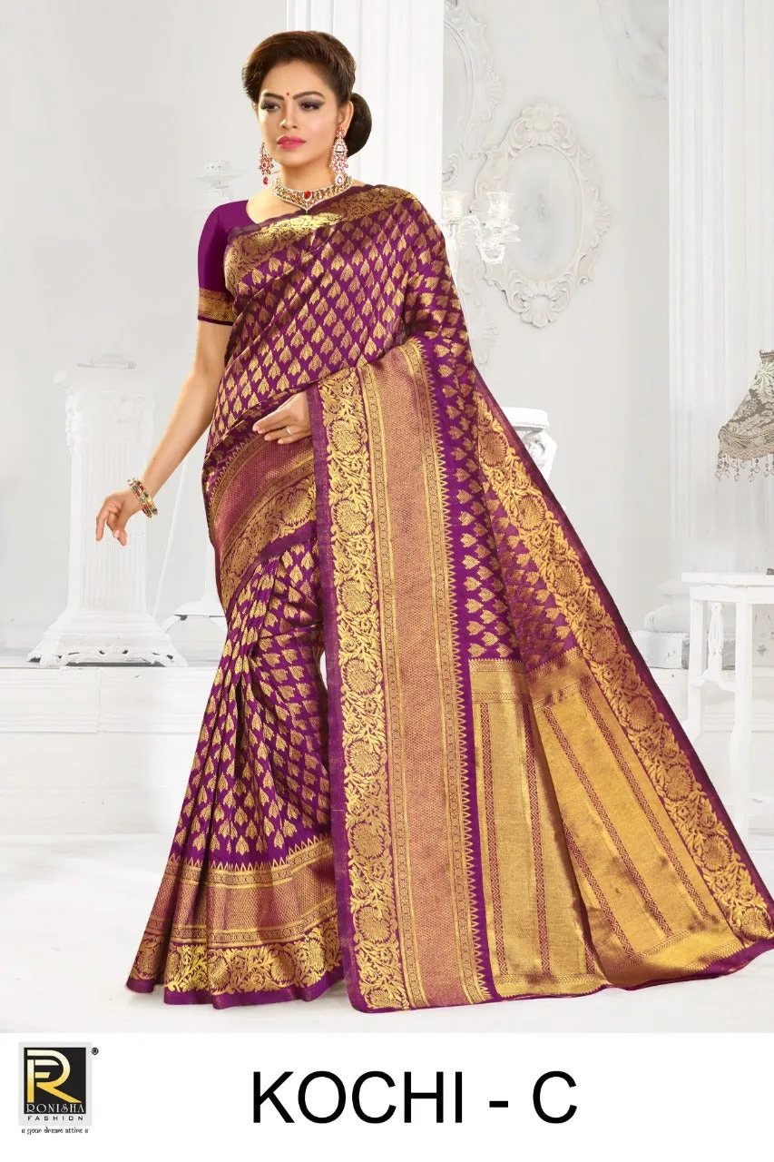 Ranjna Sarees Presents Kochi Silk Casual Wear Sarees Collection