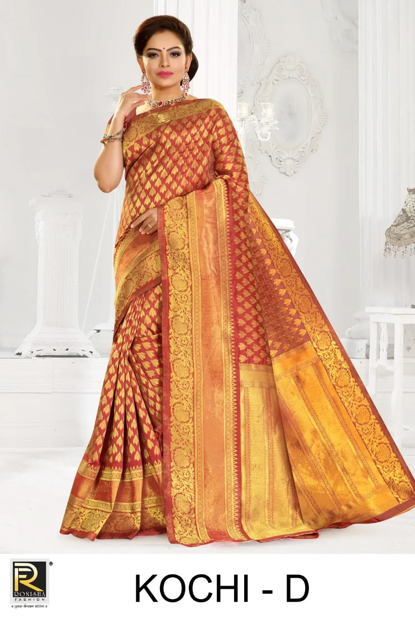 Ranjna Sarees Presents Kochi Silk Casual Wear Sarees Collection