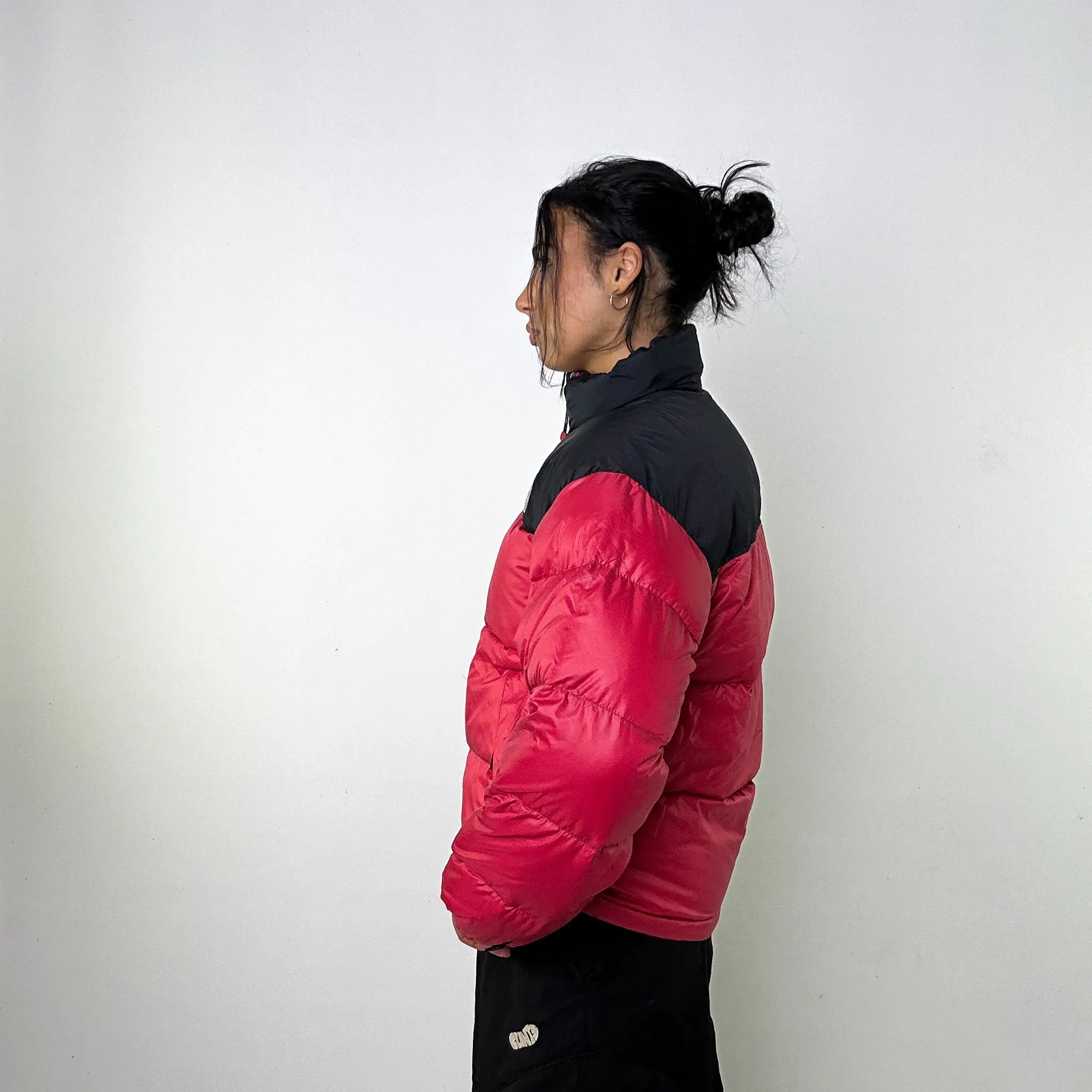 Red 90s The North Face 700 Series Nuptse Puffer Jacket Coat (S)