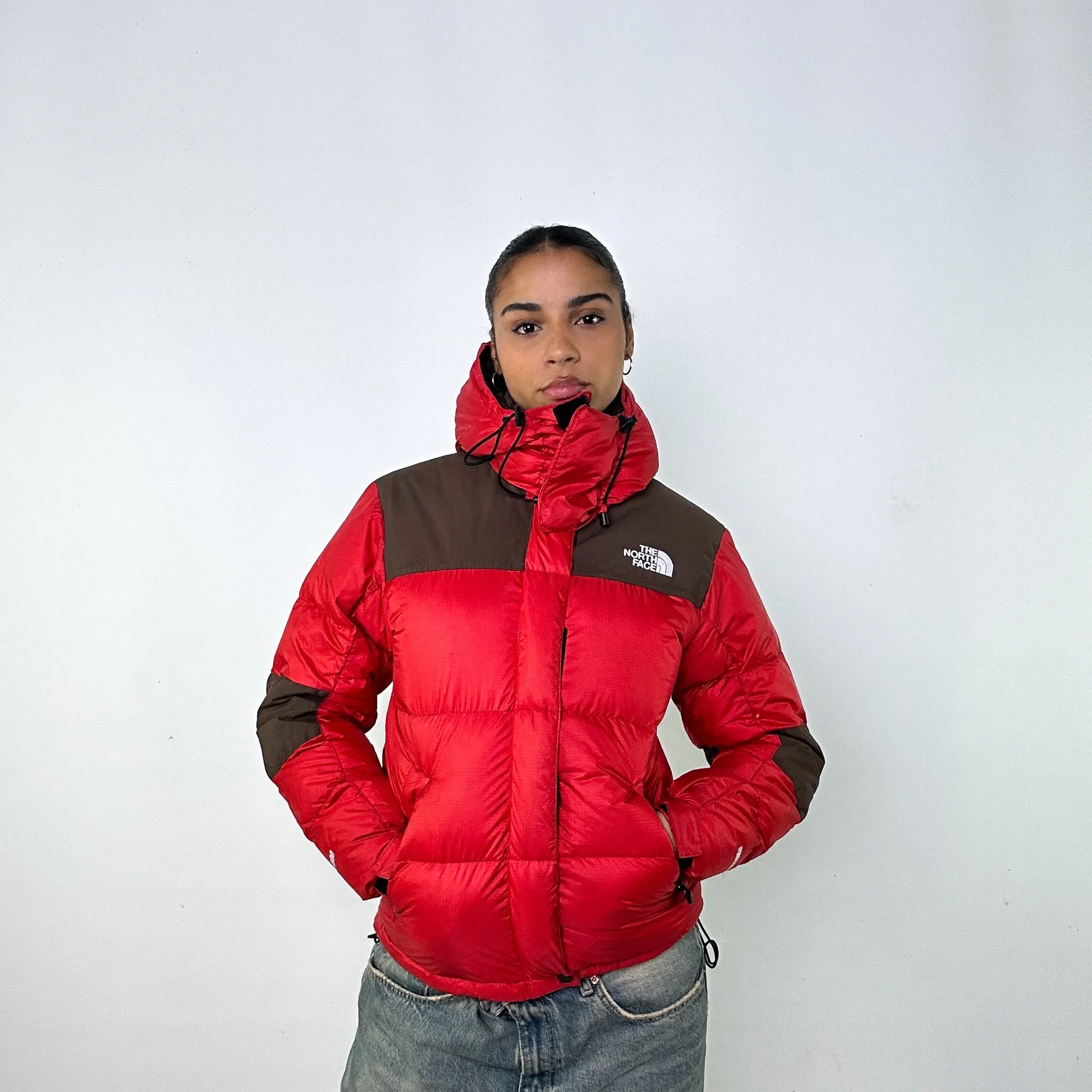 Red y2ks The North Face 800 Series Baltoro Puffer Jacket Coat (S)