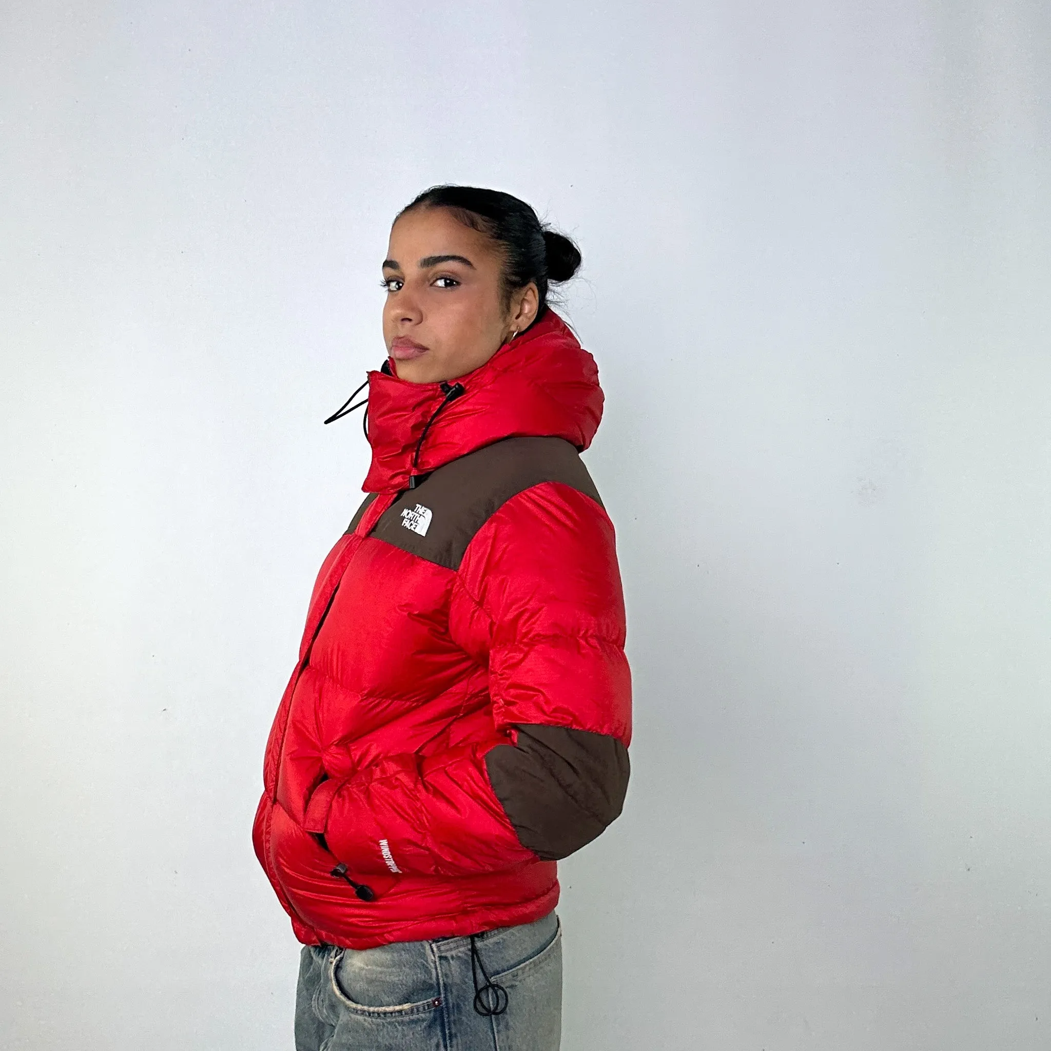 Red y2ks The North Face 800 Series Baltoro Puffer Jacket Coat (S)