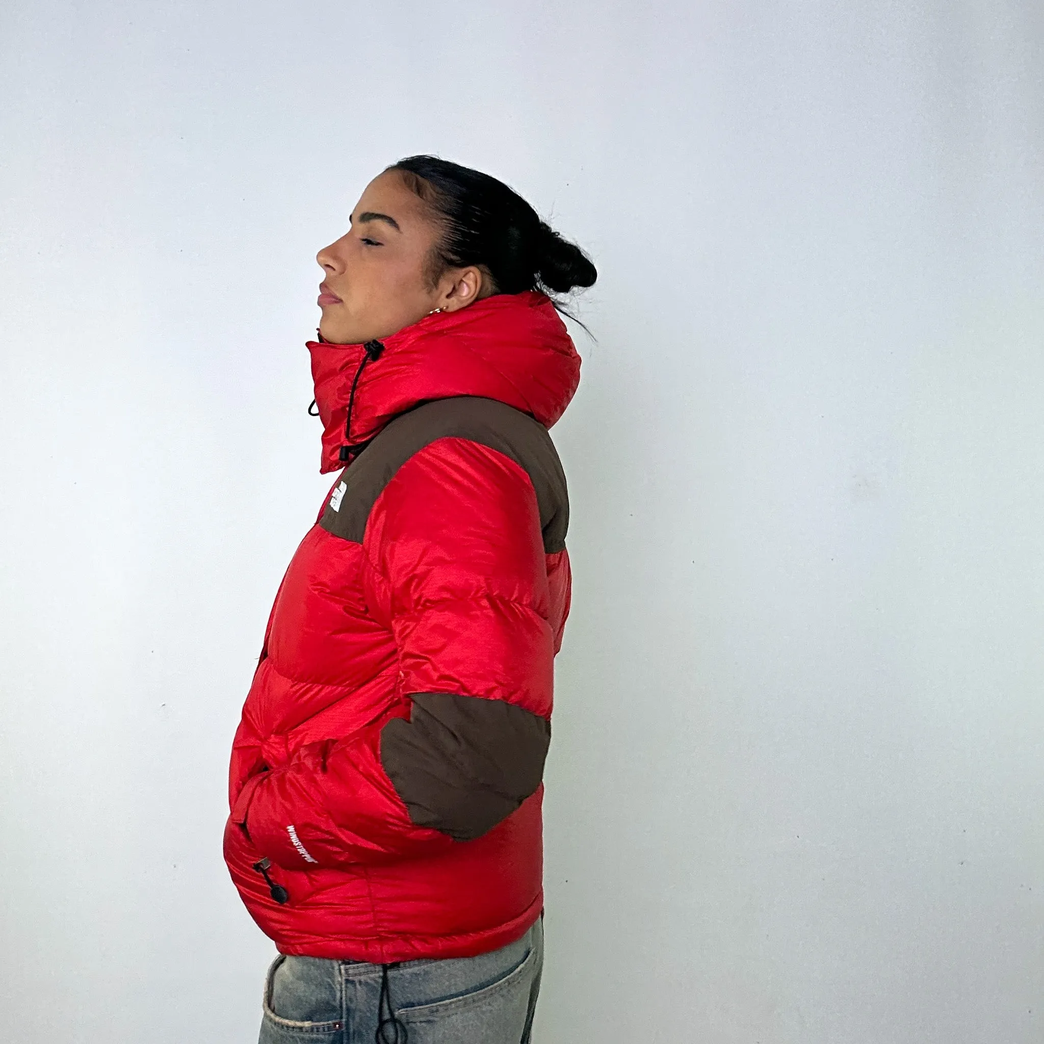 Red y2ks The North Face 800 Series Baltoro Puffer Jacket Coat (S)